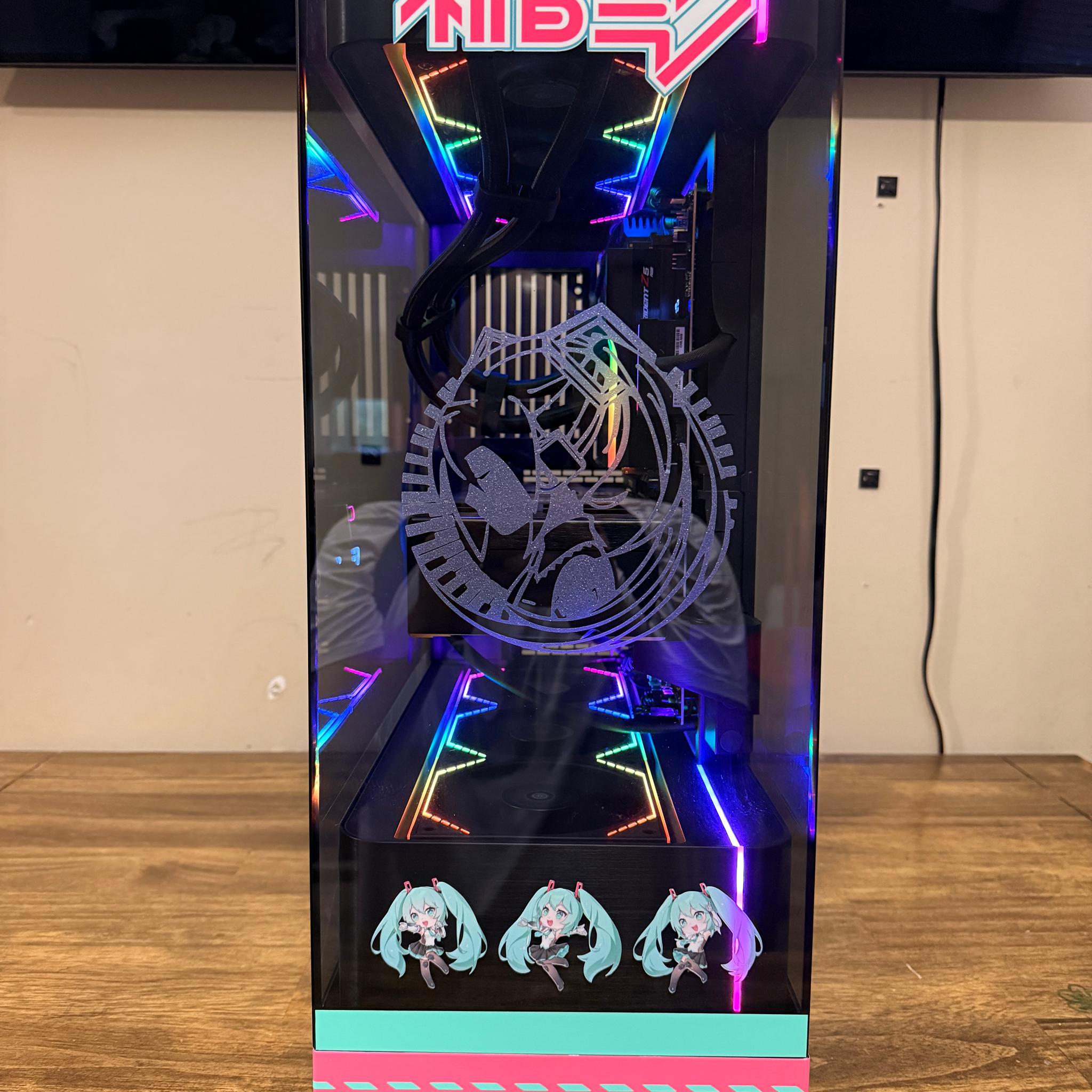 🎮 Hatsune Miku Edition Gaming PC – RTX 4080 SUPER + Ryzen 7 9800X3D 🚀