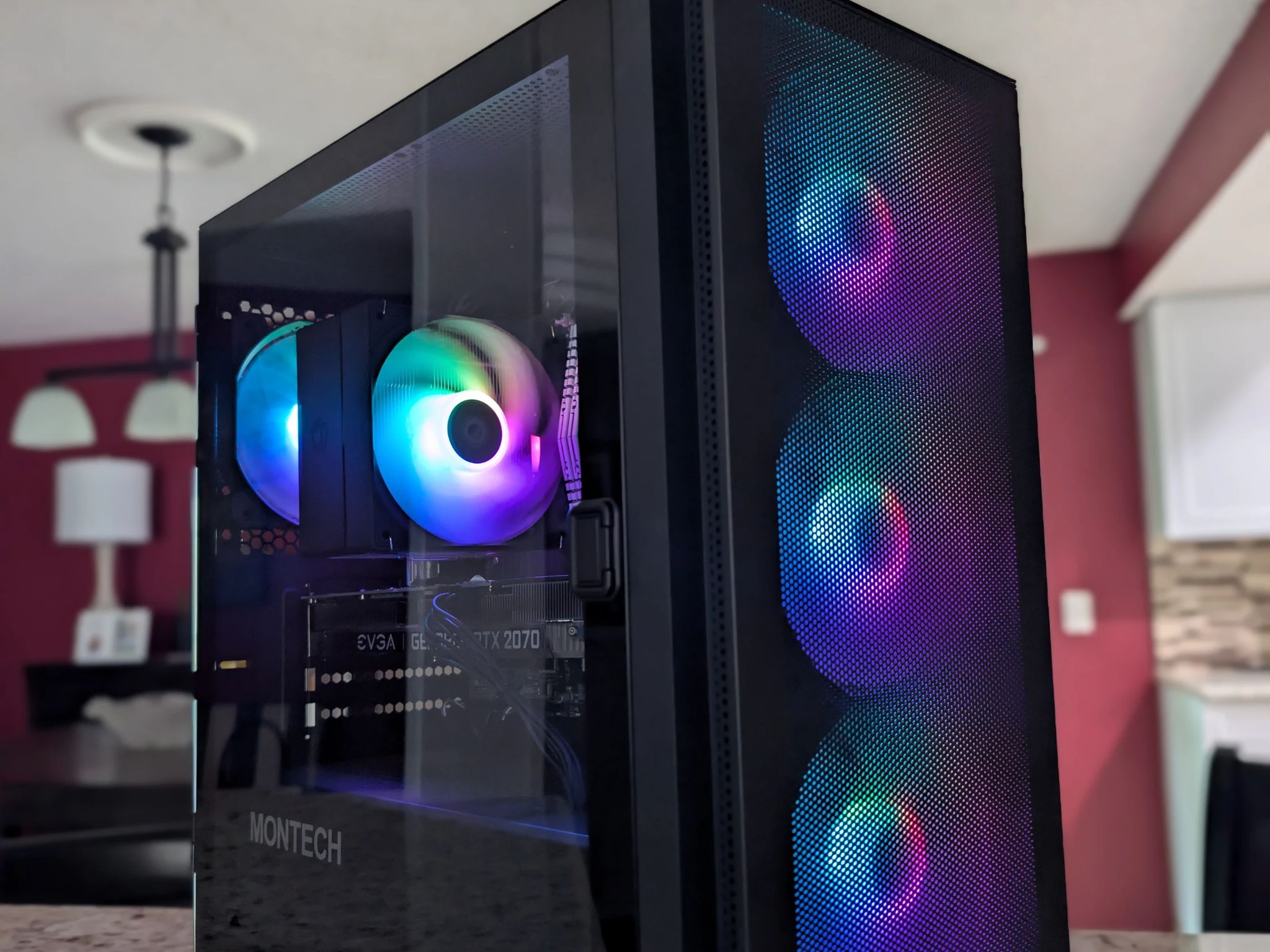 FAST RTX 2070 + i5 Custom RGB Gaming PC