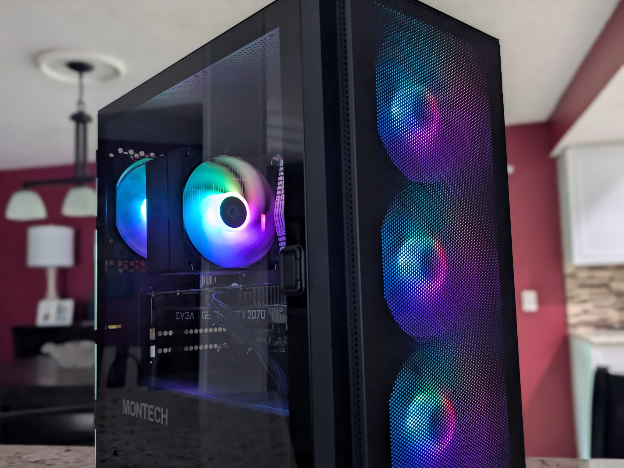 FAST RTX 2070 + i5 Custom RGB Gaming PC