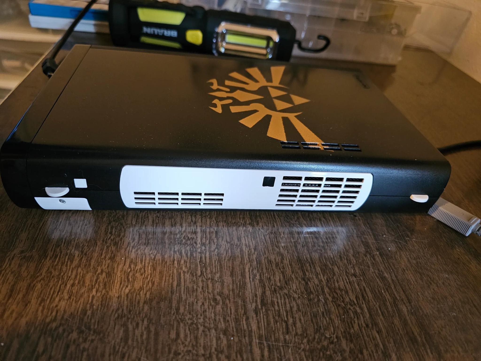Custom Zelda Gold Crest Wii U 256GB NAND