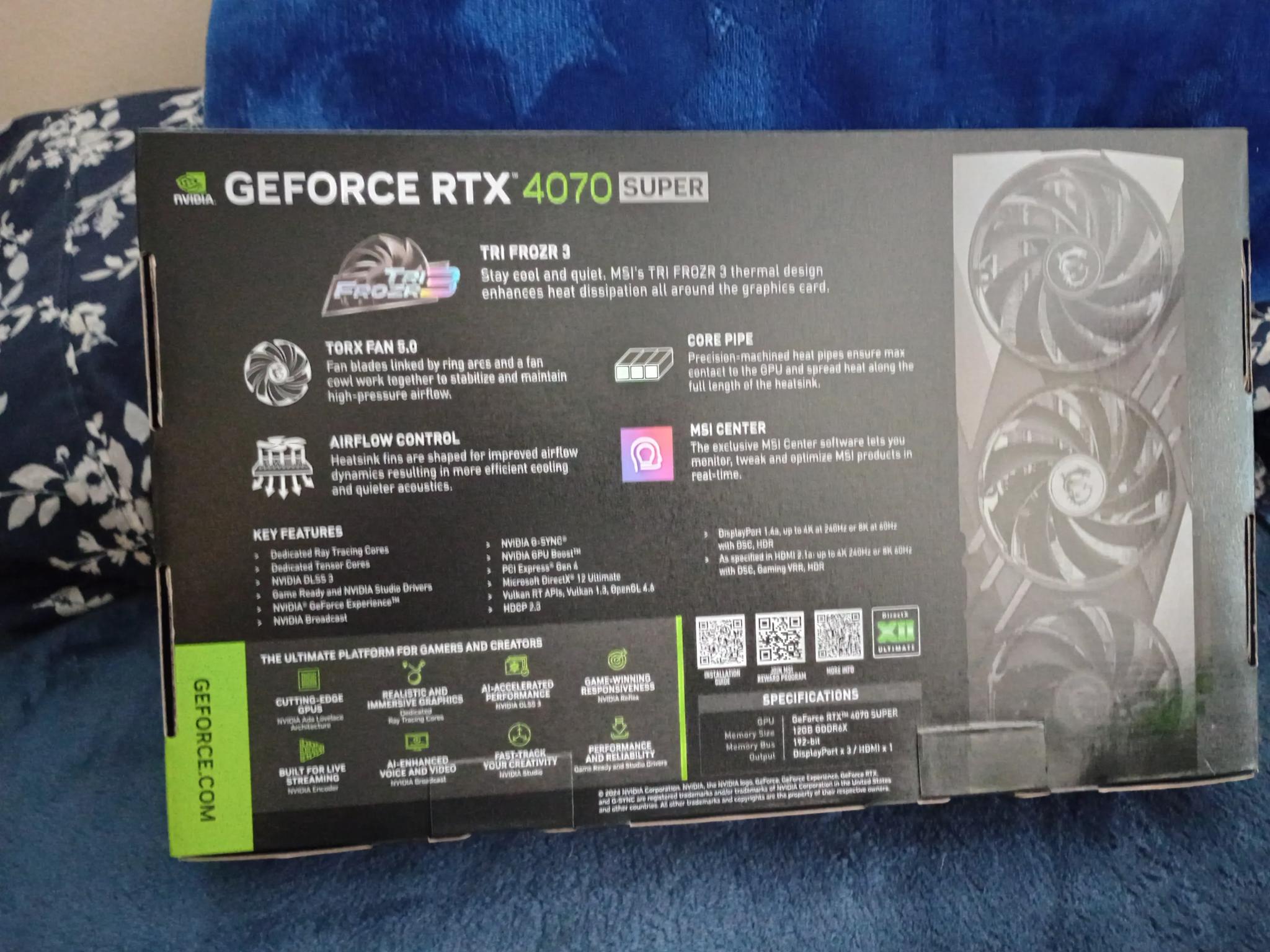 MSI Gaming Slim RTX4070 Super