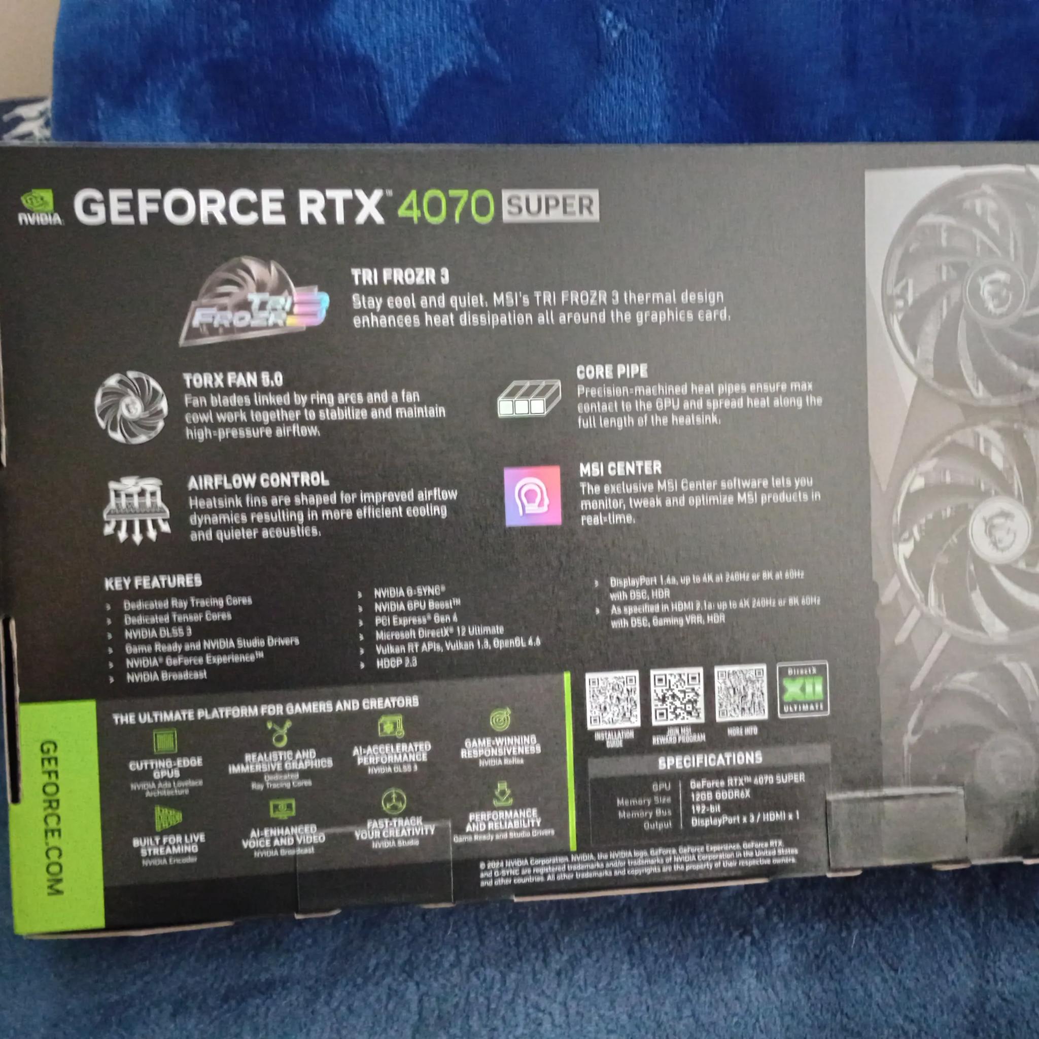 MSI Gaming Slim RTX4070 Super