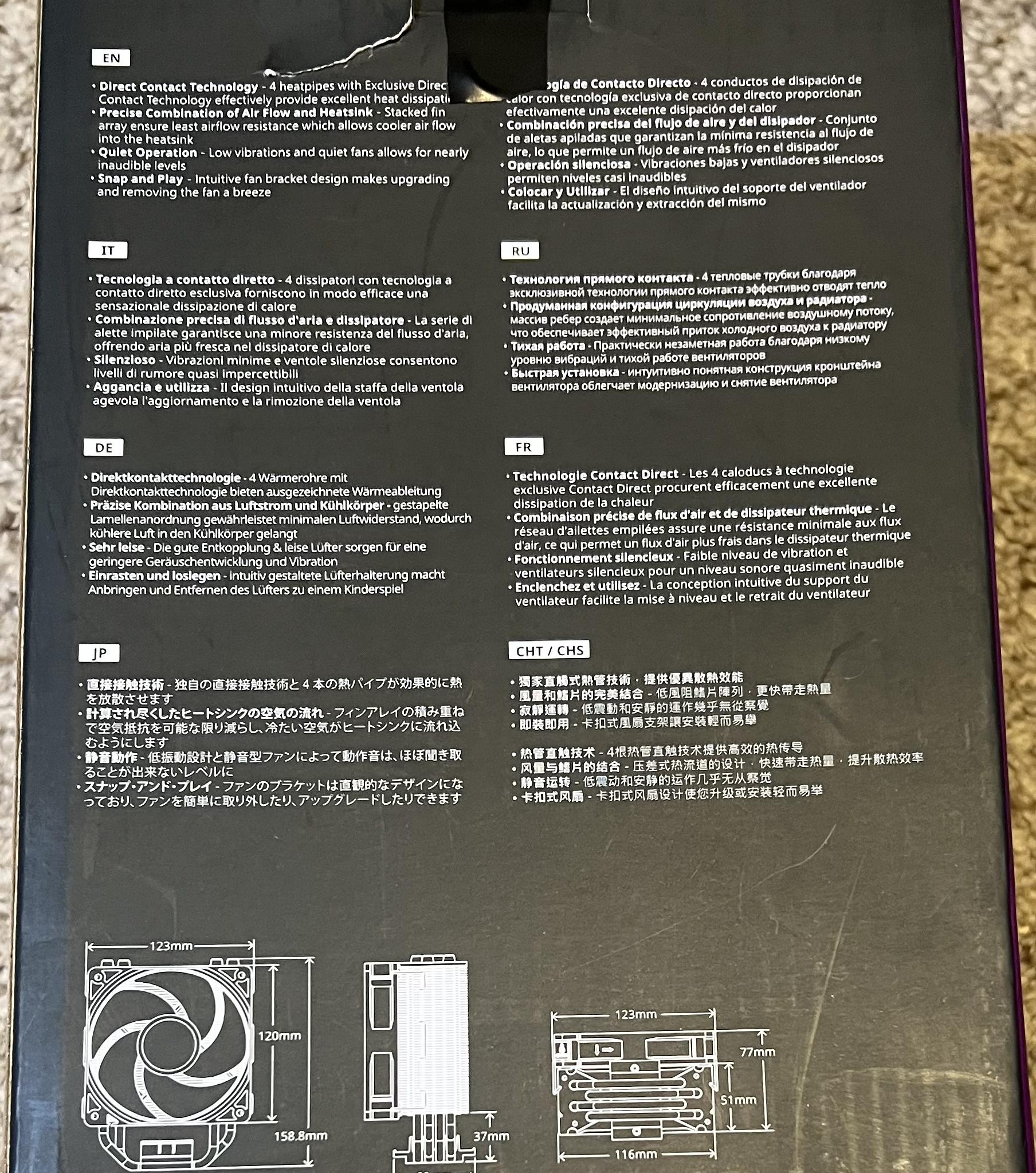 Cooler Master Hyper 212 Black CPU Air Cooler-PWM Fan-AMD Ryzen AM5/AM4-Intel LGA 1851/1700/1200