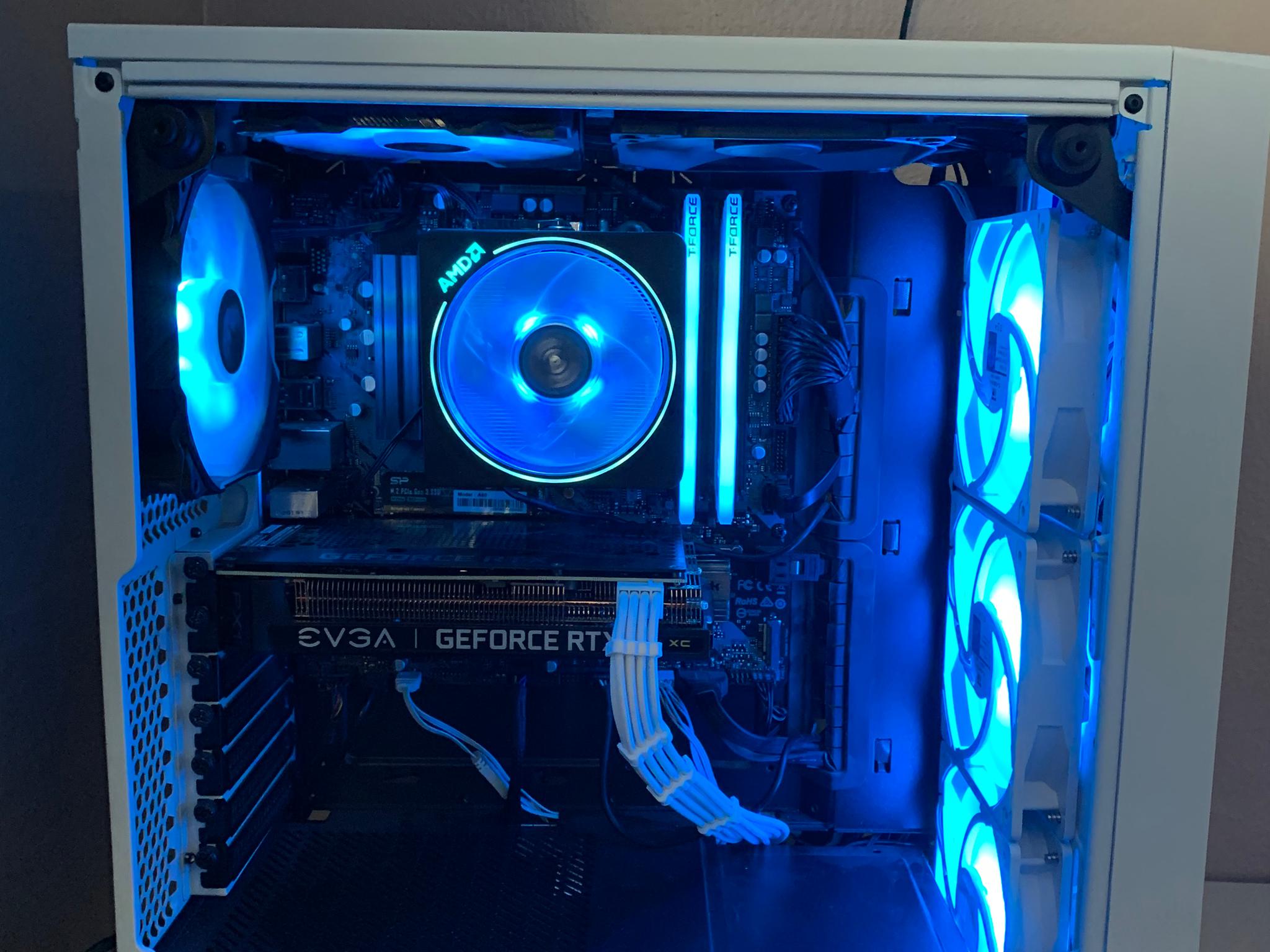 BLACK AND WHITE GAMING PC | 3060 12GB | RYZEN 5 3600 | 32GB RAM | 2TB | BLACK FRIDAY