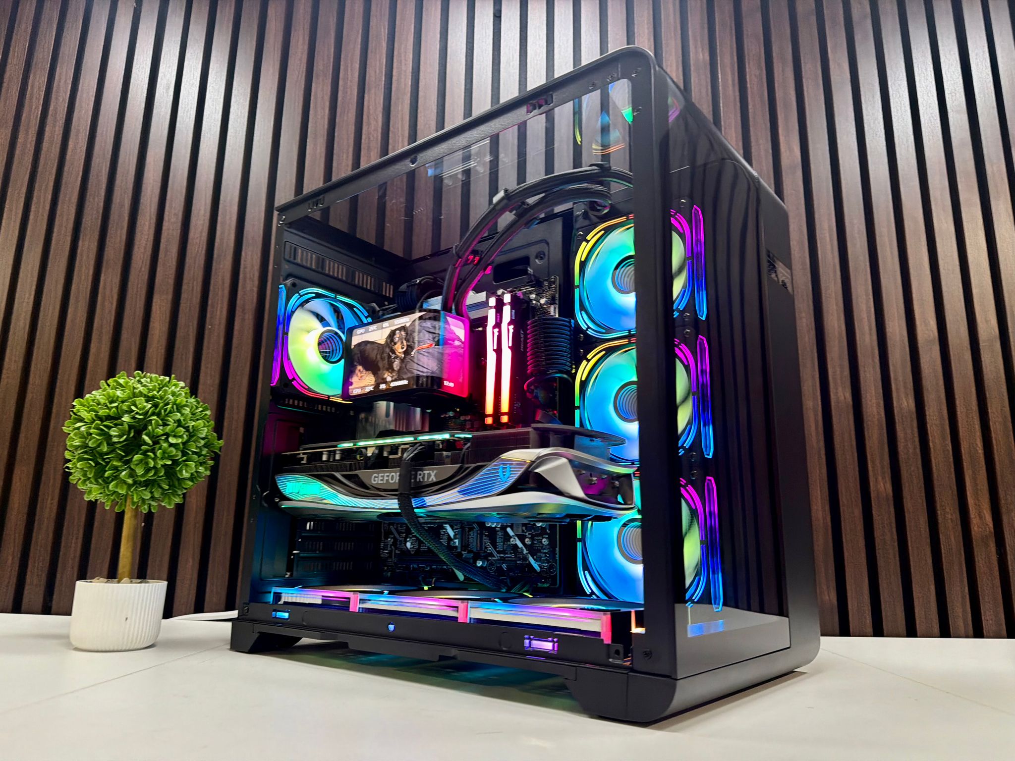 RTX 4080 | Intel Ultra 9 285k | 32GB DDR5 | 2TB M.2 | 1000 Watt Gold PSU | LCD AIO