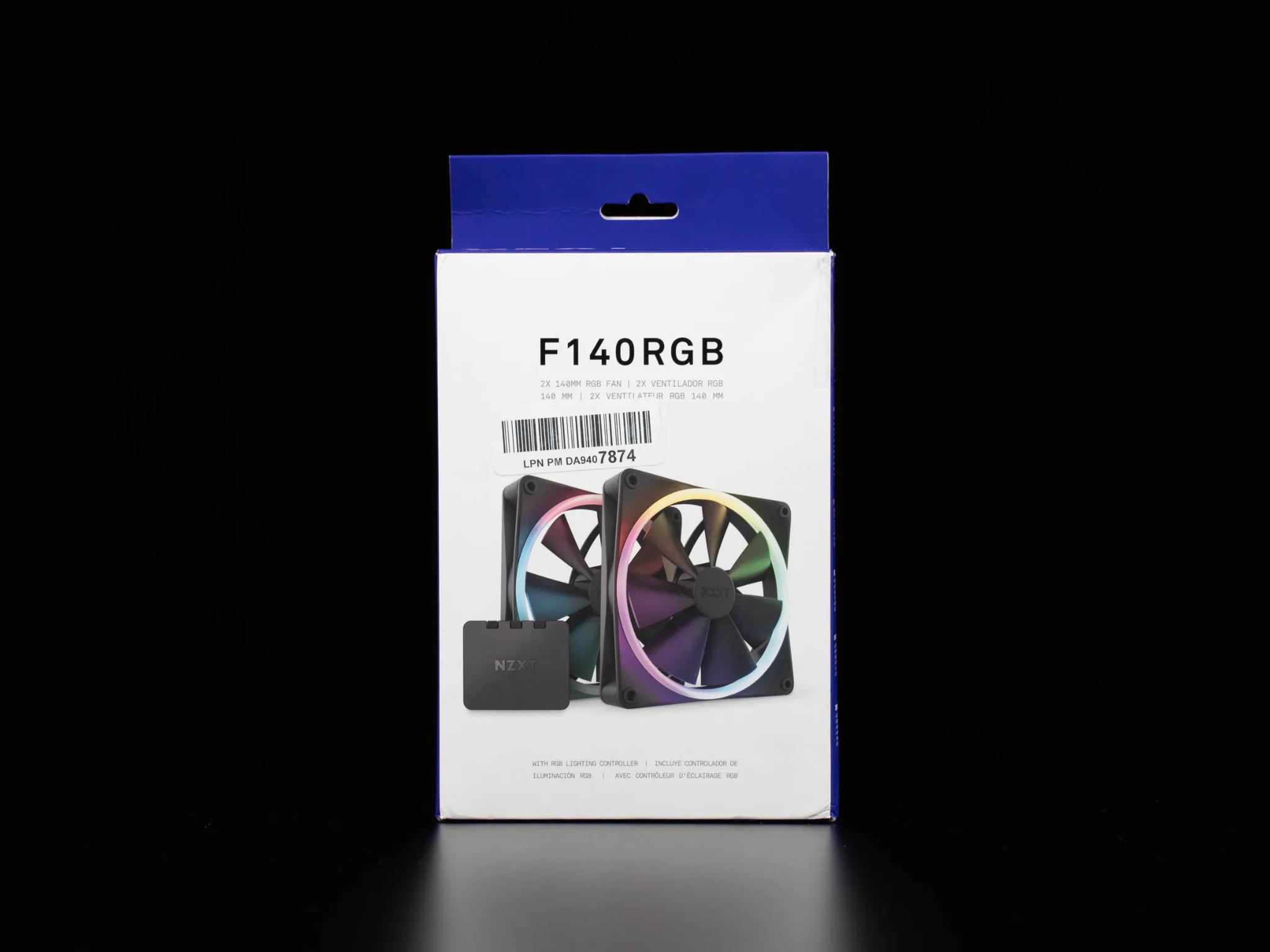 NZXT F140RGB 2 Pack + Controller