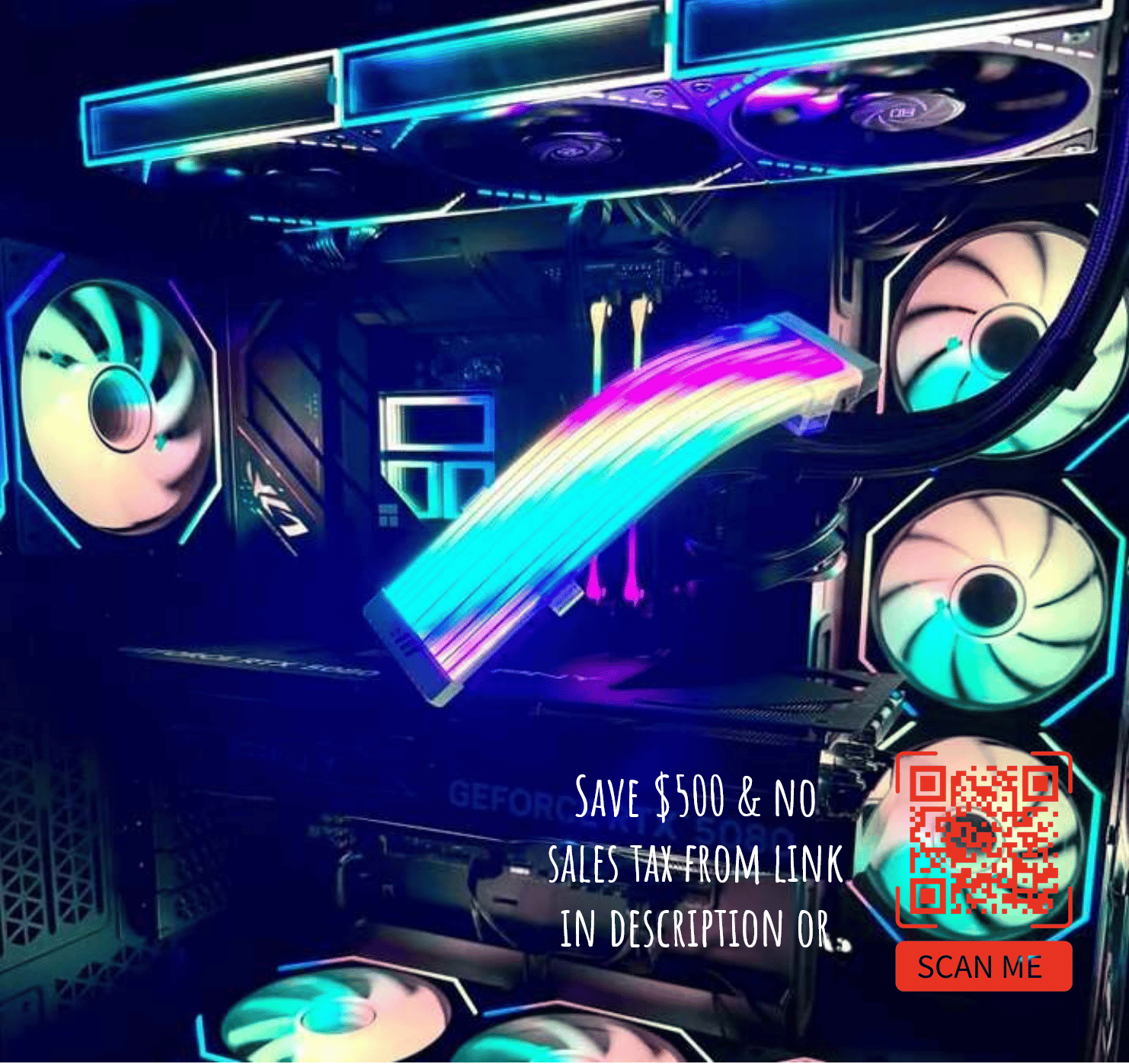 🧊9800X3D | RTX 5080 | 32GB DDR5🧊 "The Shadow Prism" Gaming PC