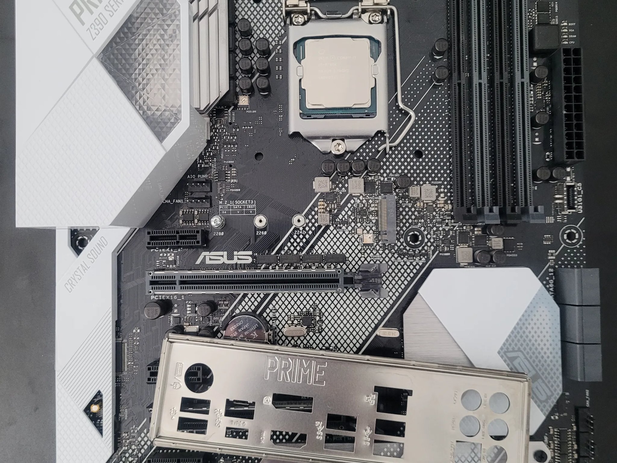 Asus Prime Z390-A with Intel i7 8700K