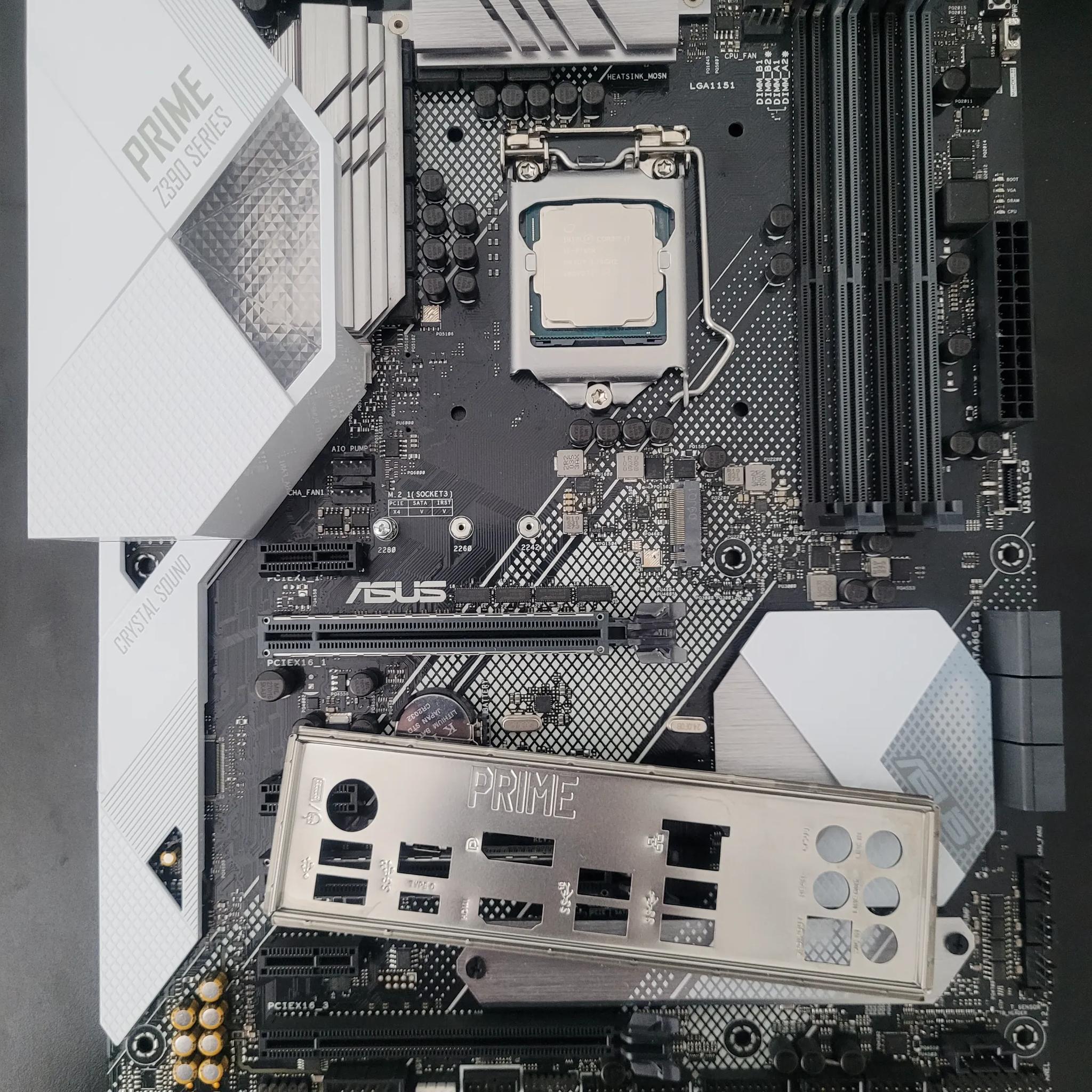 Asus Prime Z390-A with Intel i7 8700K
