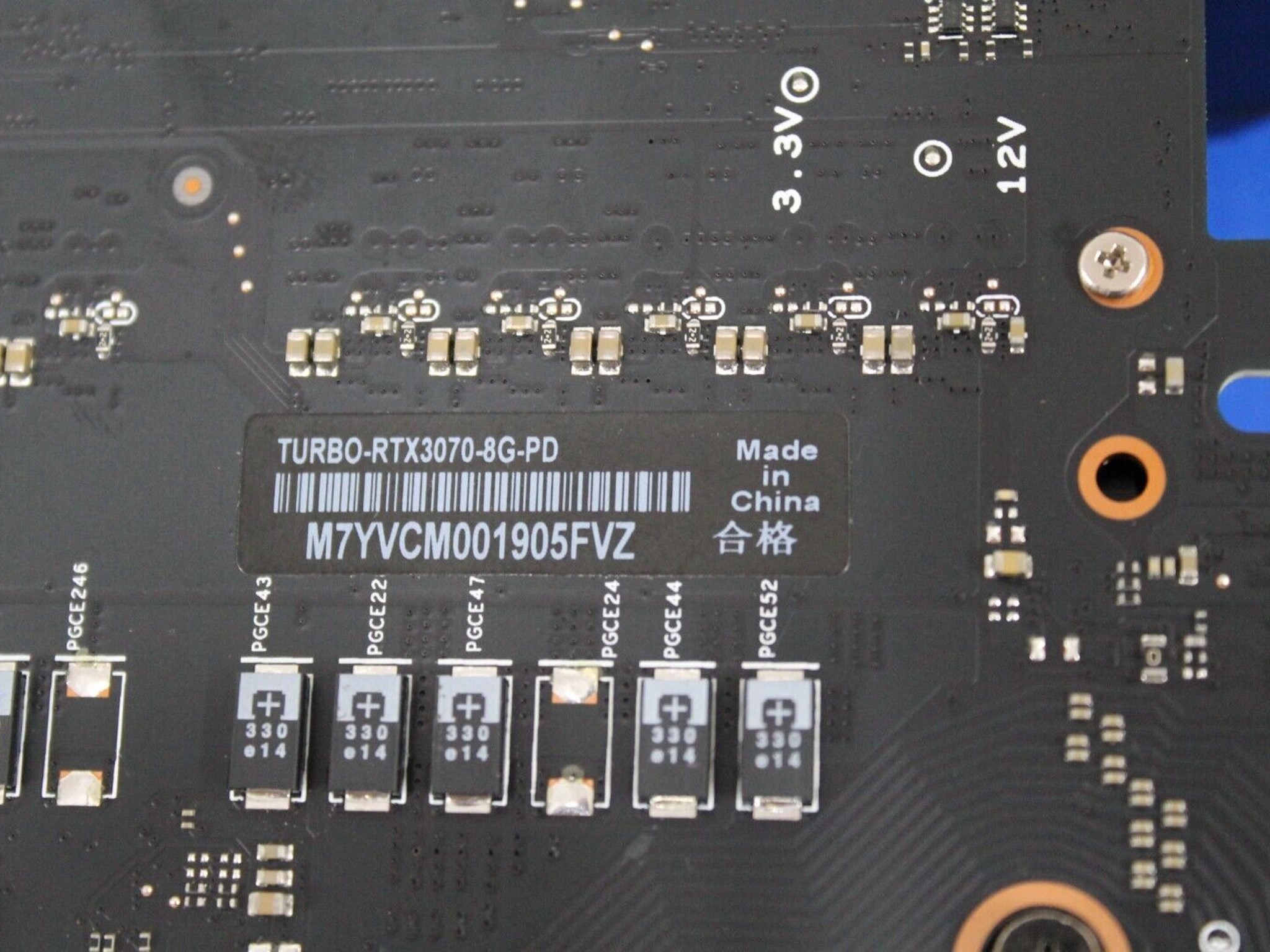 ASUS TURBO NVIDIA GEFORCE RTX 3070 8GB GDDR6 NON-LHR GRAPHICS CARD TURBO-RTX3070-8G-PD