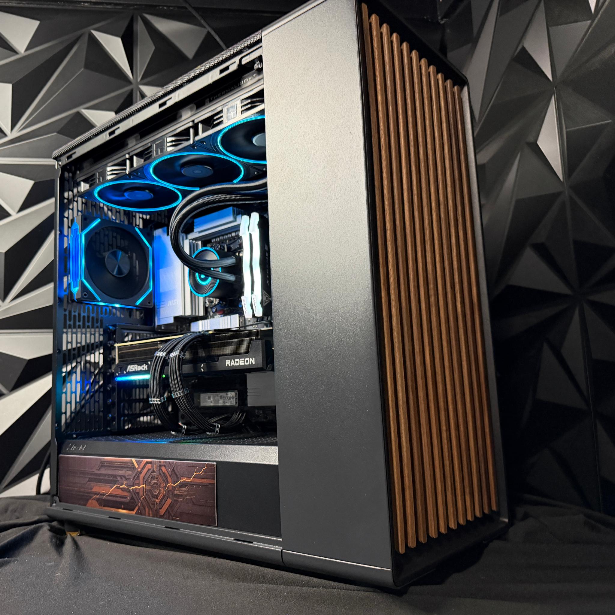 🪵⚙️ IRON WOOD ⚙️🪵 Ryzen 9 9900X| RX 9070XT| 32 GB DDR5 8000Mhz|4.5 TB NVMe| 850W Gold PSU