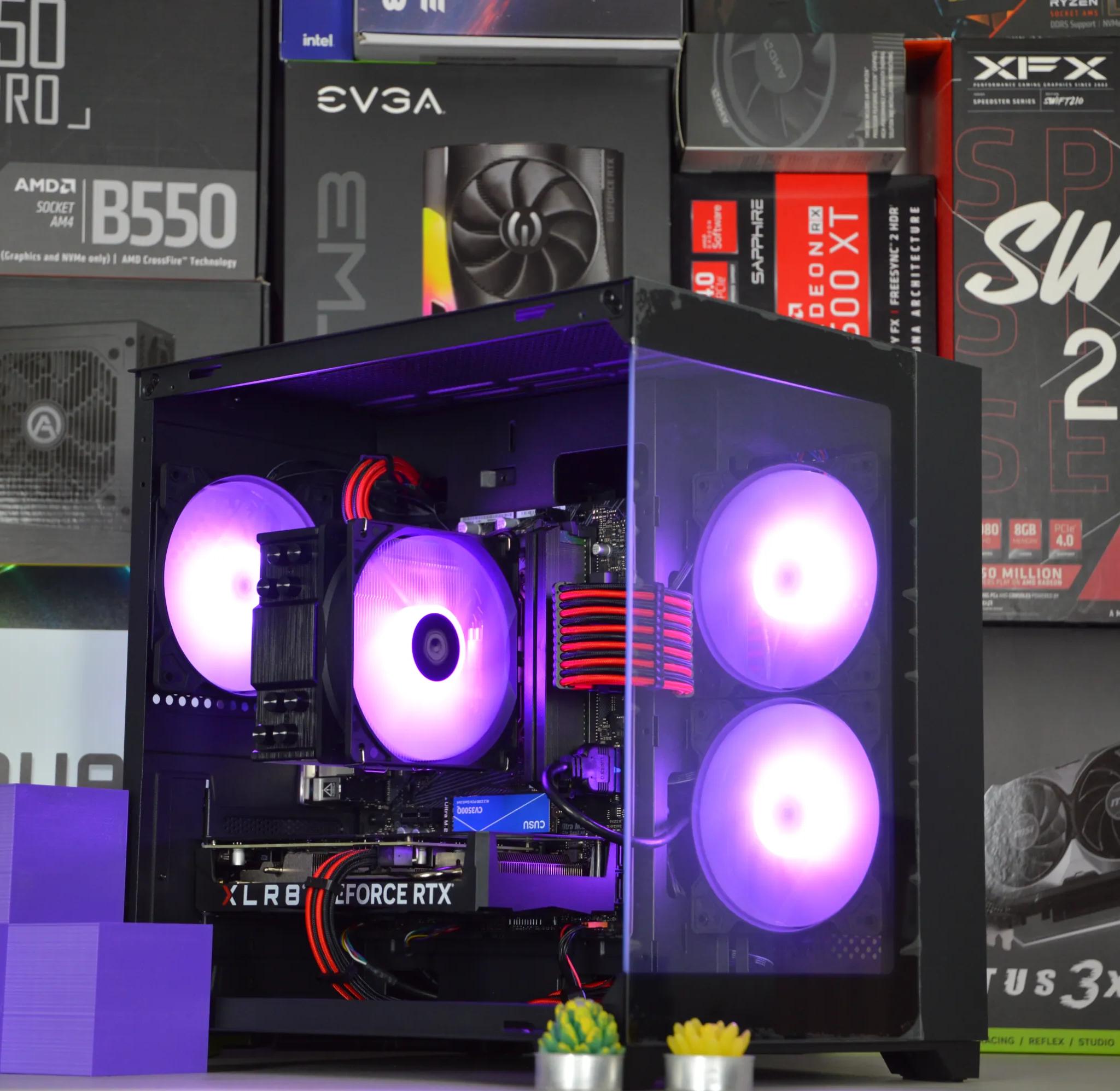🌋🌋| RTX 4060 8GB | RYZEN 5 5500 | 16GB DDR4 RAM | 1TB NVME SSD | Volcanic Obsidian |