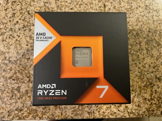 AMD Ryzen 7 7800X3D Raphael AM5 4.2GHz 8-Core Boxed Processor