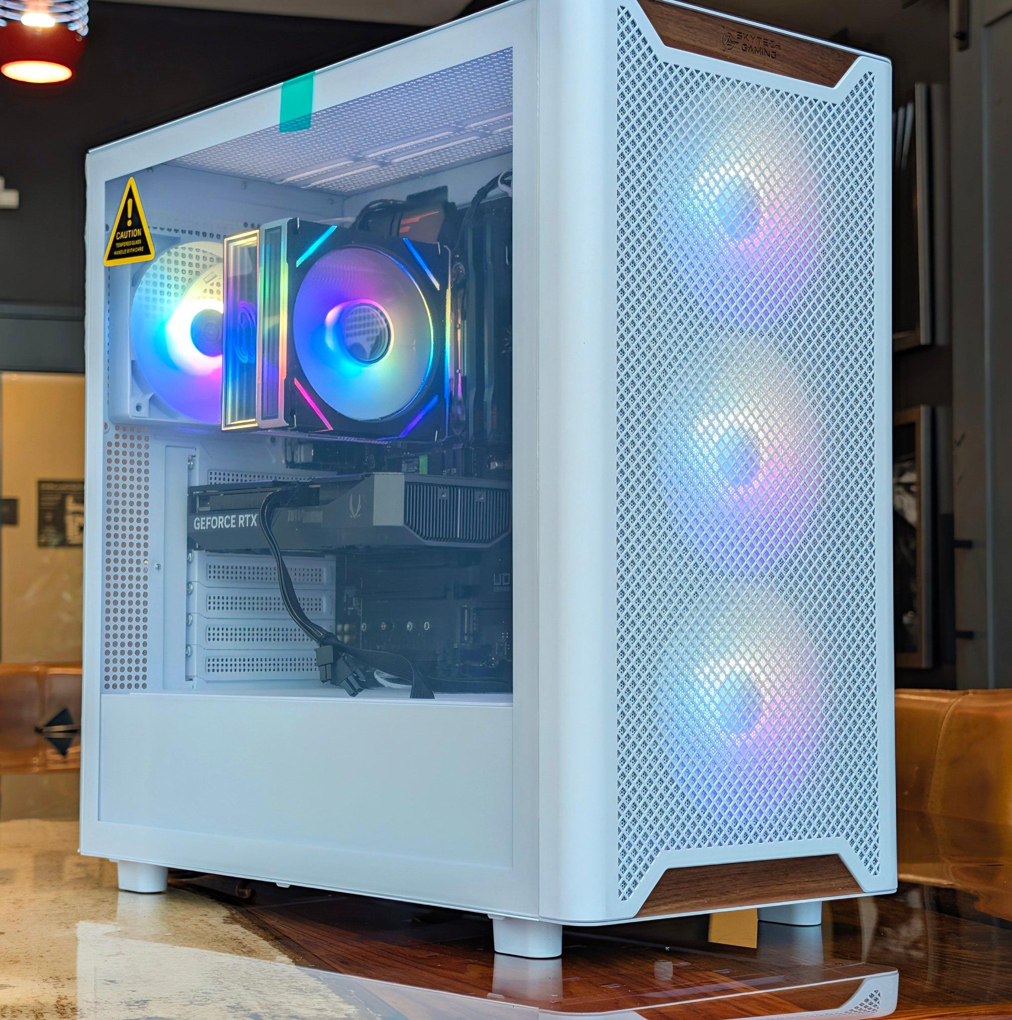 GeForce RTX 5060 Ti 8GB Custom Gaming PC - Ryzen 7 5700, 16GB RAM, 1TB NVMe SSD