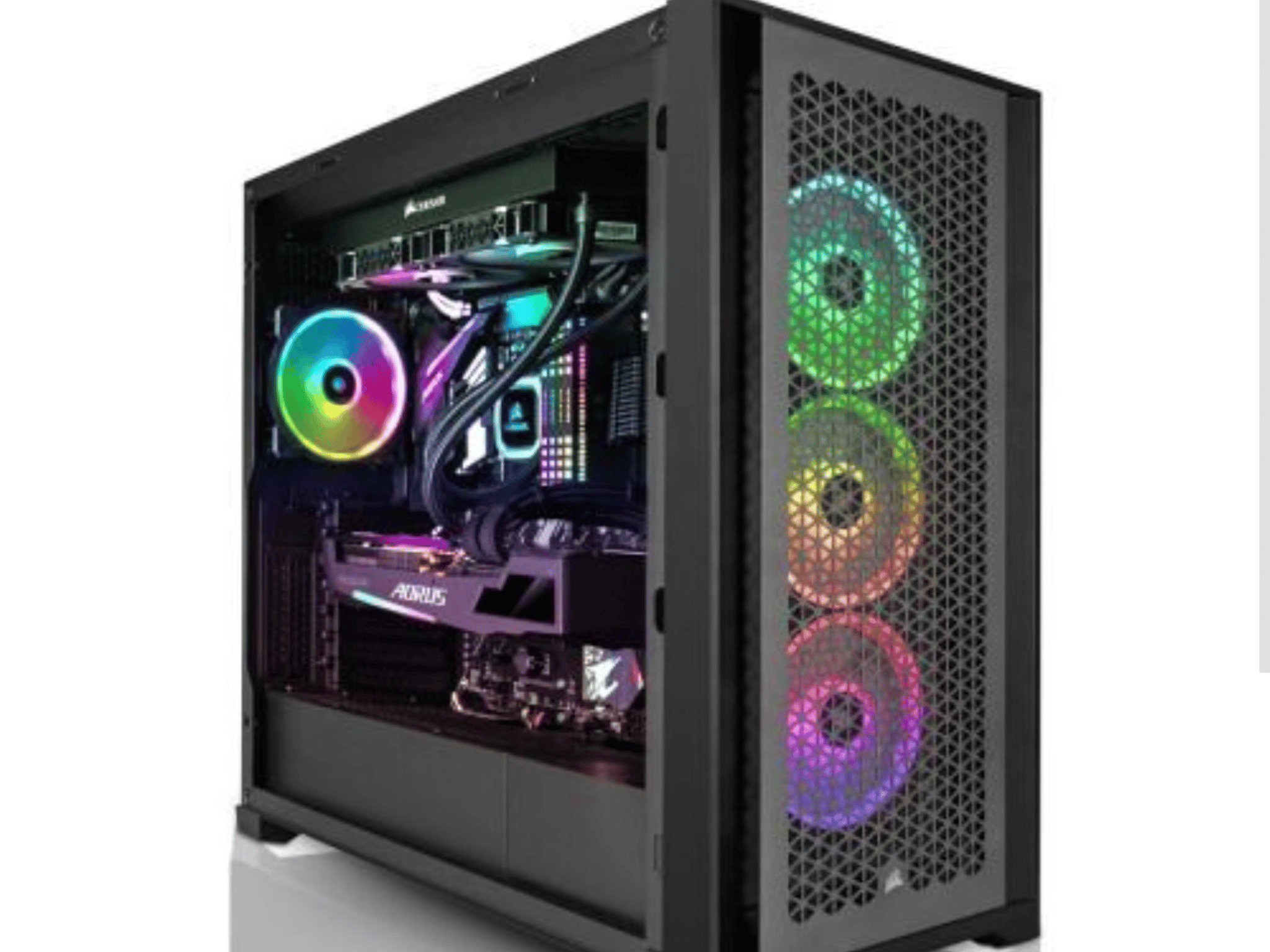 WATERCOOLED: 6600 8GB w/ Ryzen 5 3600x, 500gb SSD, 16GB RGB RAM, Watercooled, WIN 10 pro 