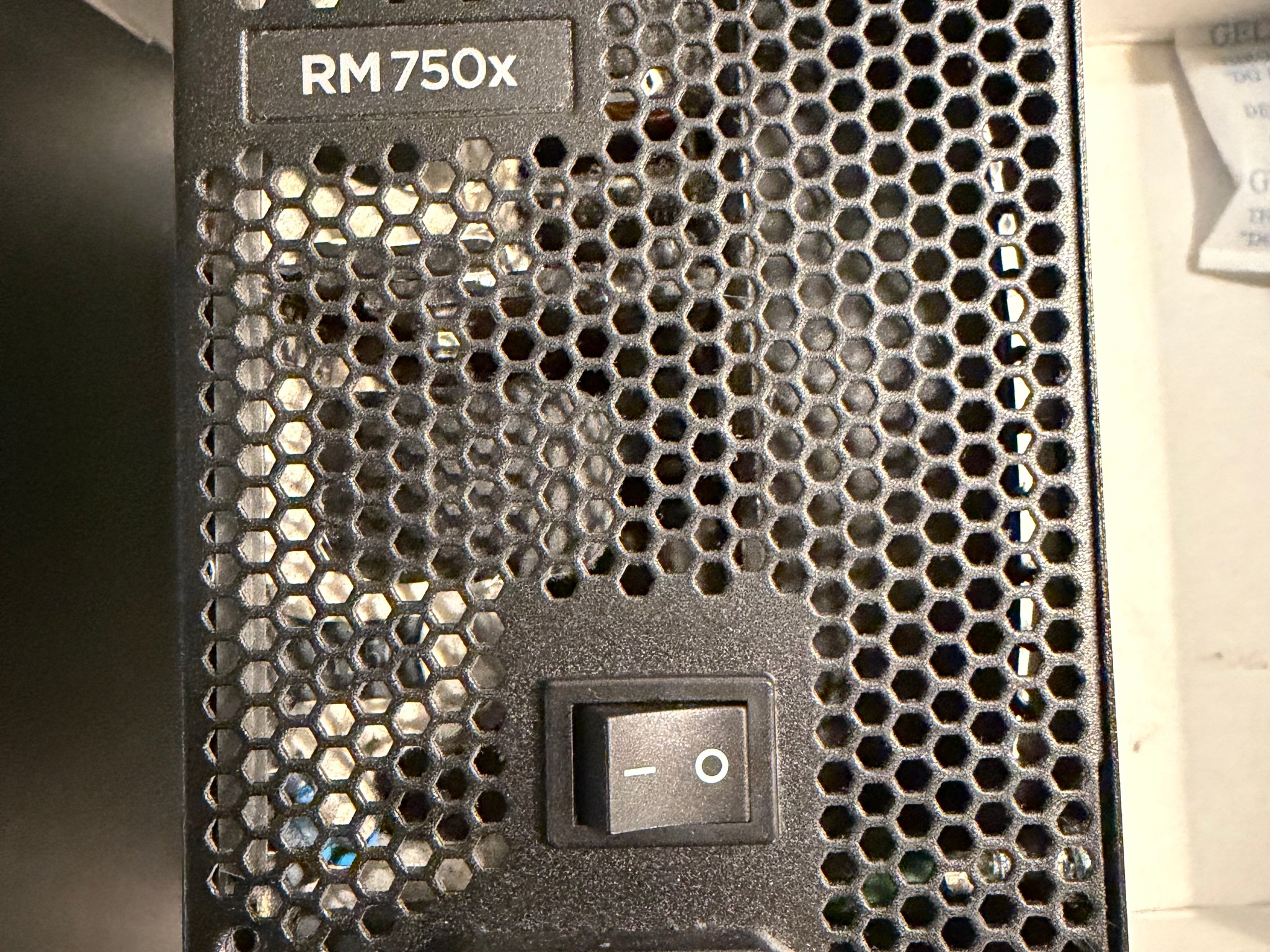 Corsair RM750x Power Supply PSU 80 plus Gold Certified Fully Modular