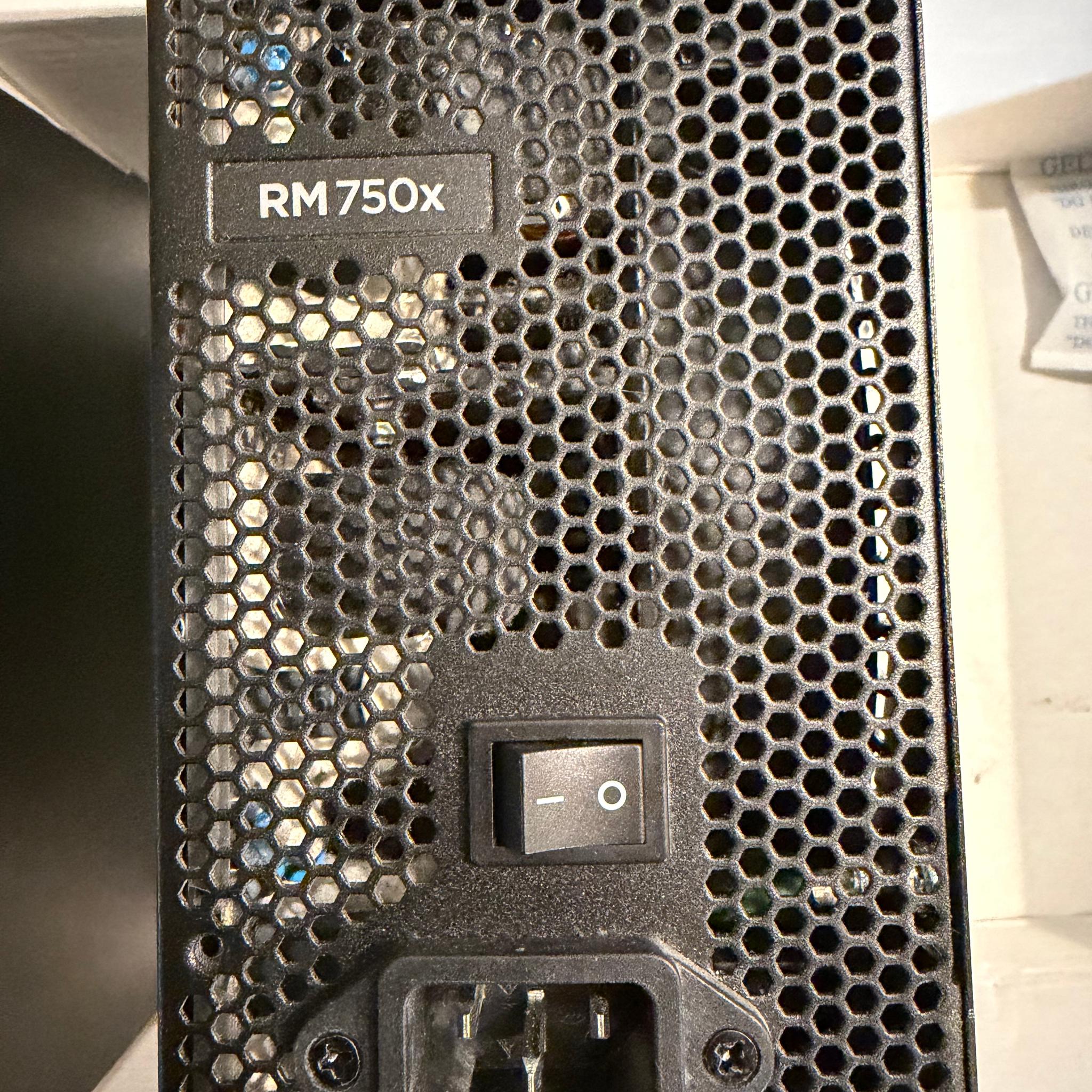 Corsair RM750x Power Supply PSU 80 plus Gold Certified Fully Modular