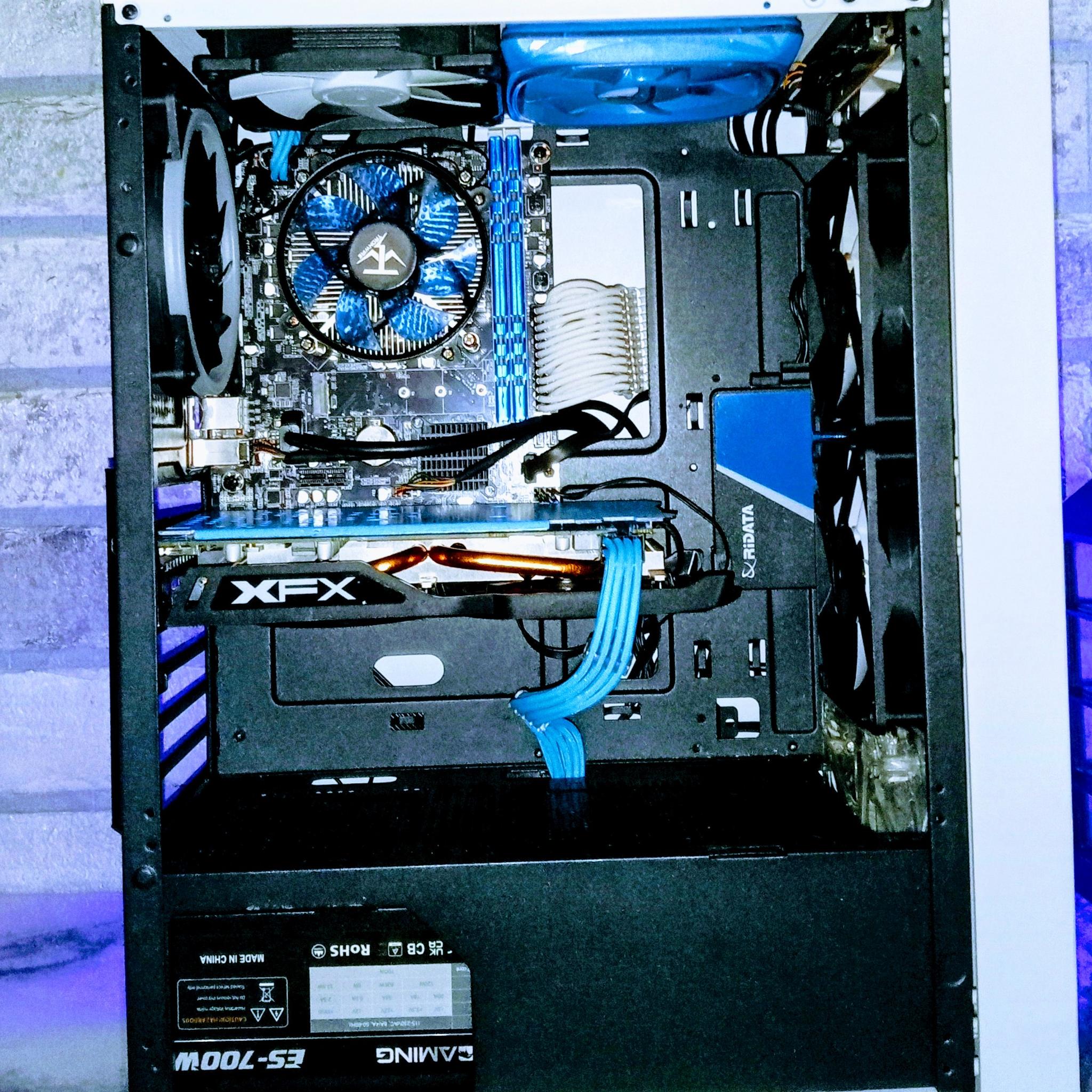 DeskTop Computer-i7 3770-16gb Ram-Rx 570 4g-512 SSD HD-700W PSU-6 120MM CASE FANS-WIN 11 PRO