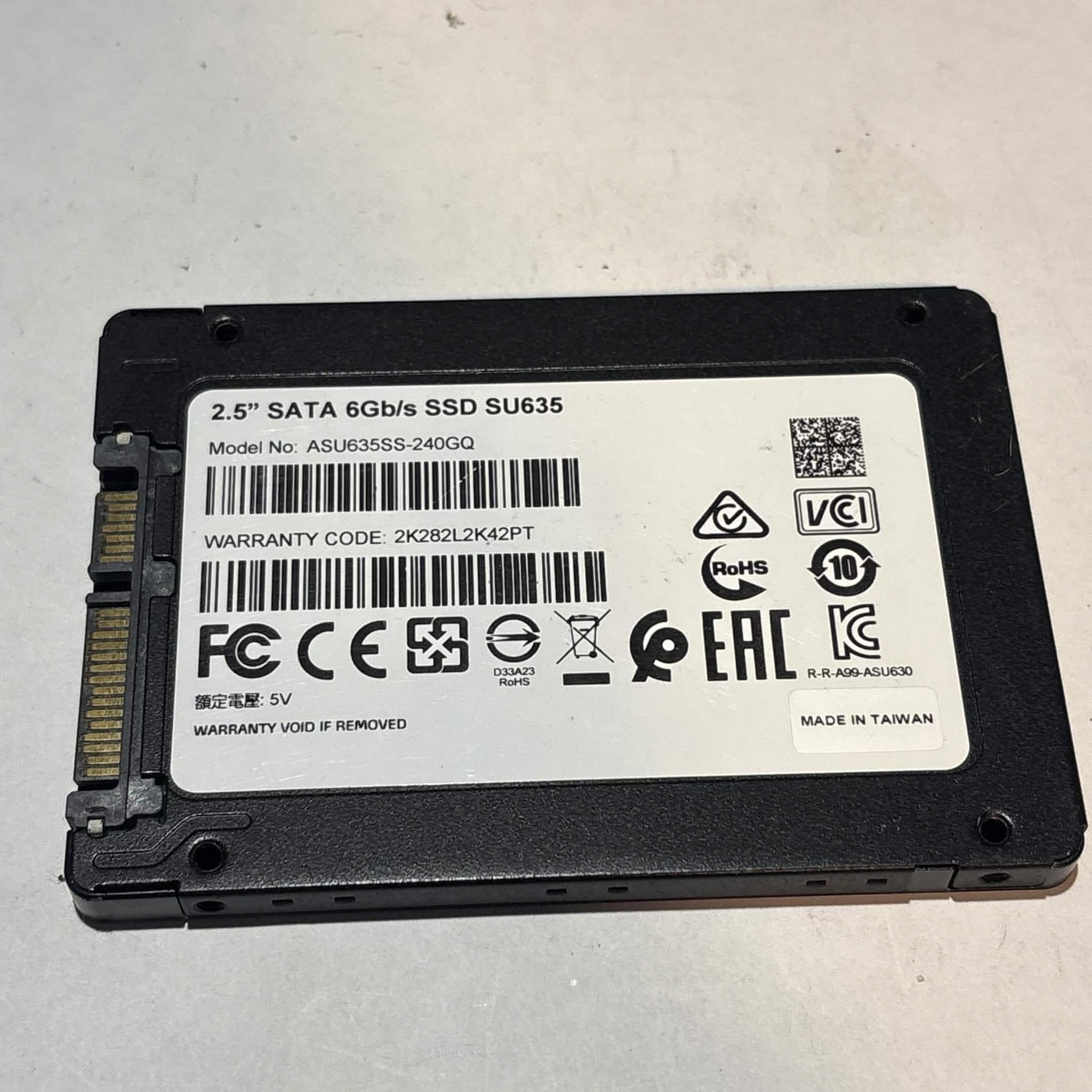 ADATA SU635 240GB SATA SSD | Tested & Functional