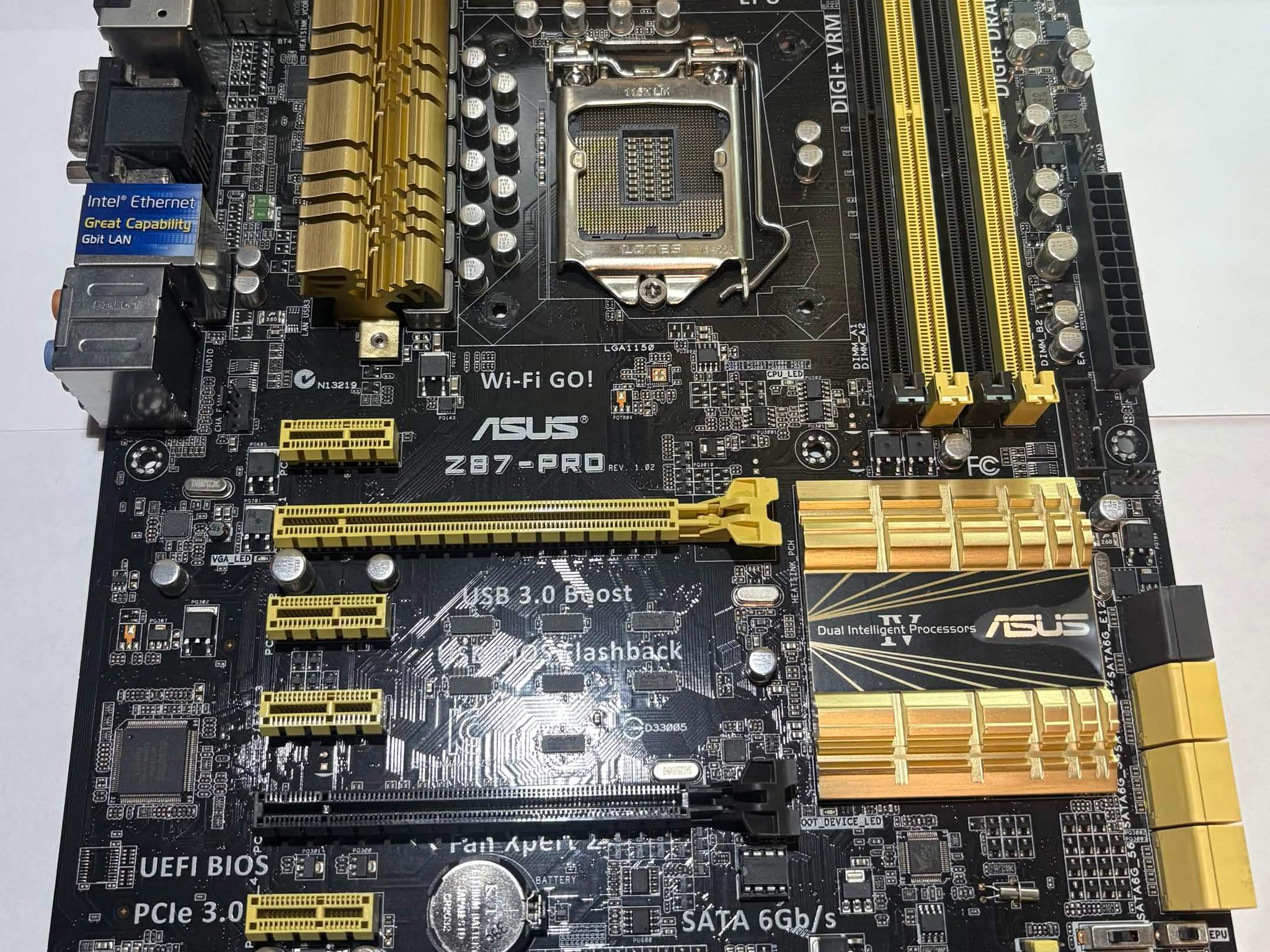 ASUS Z87-PRO LGA1150 ATX Motherboard | Wi-Fi GO! | DDR3 | Fully Tested
