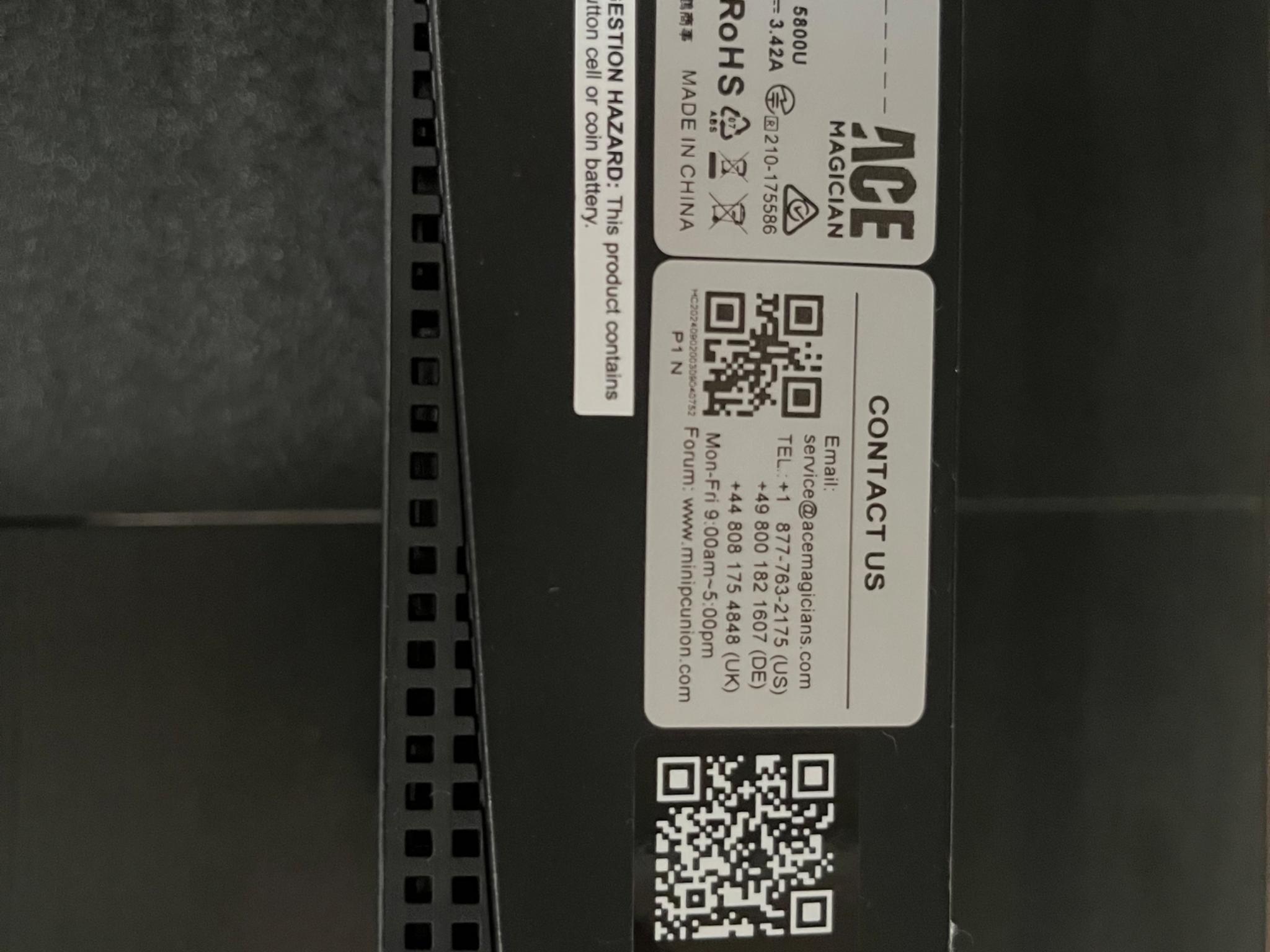 120$ ACE MAGICIAN MINI PC