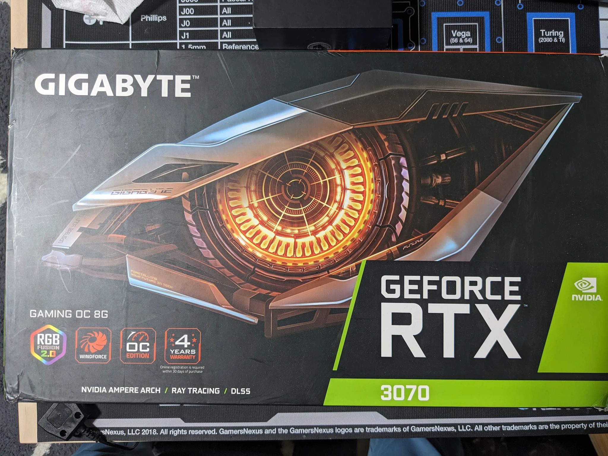 GIGABYTE GeForce RTX 3070 GAMING OC 8G (rev. 1.0)