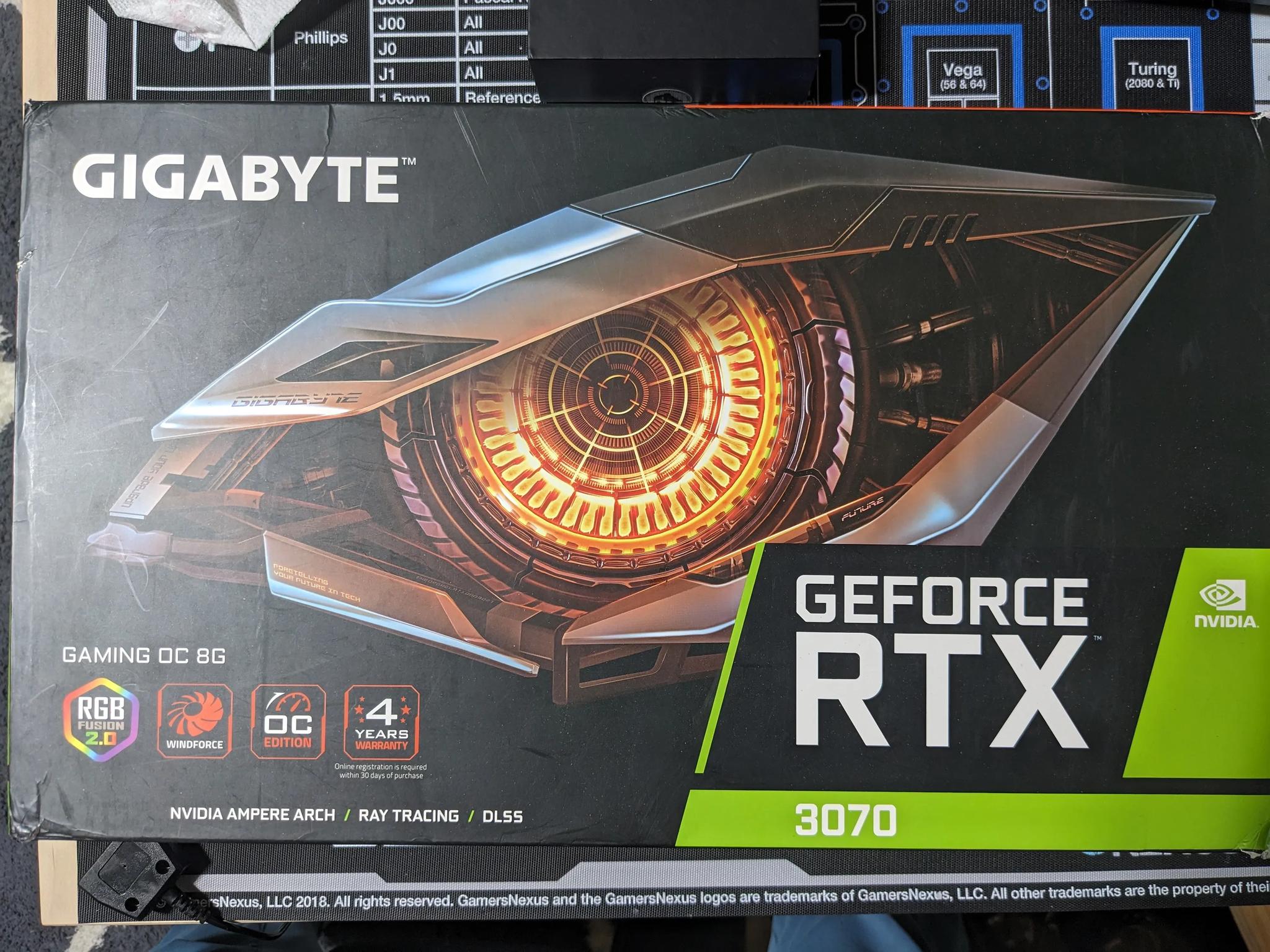 GIGABYTE GeForce RTX 3070 GAMING OC 8G (rev. 1.0)