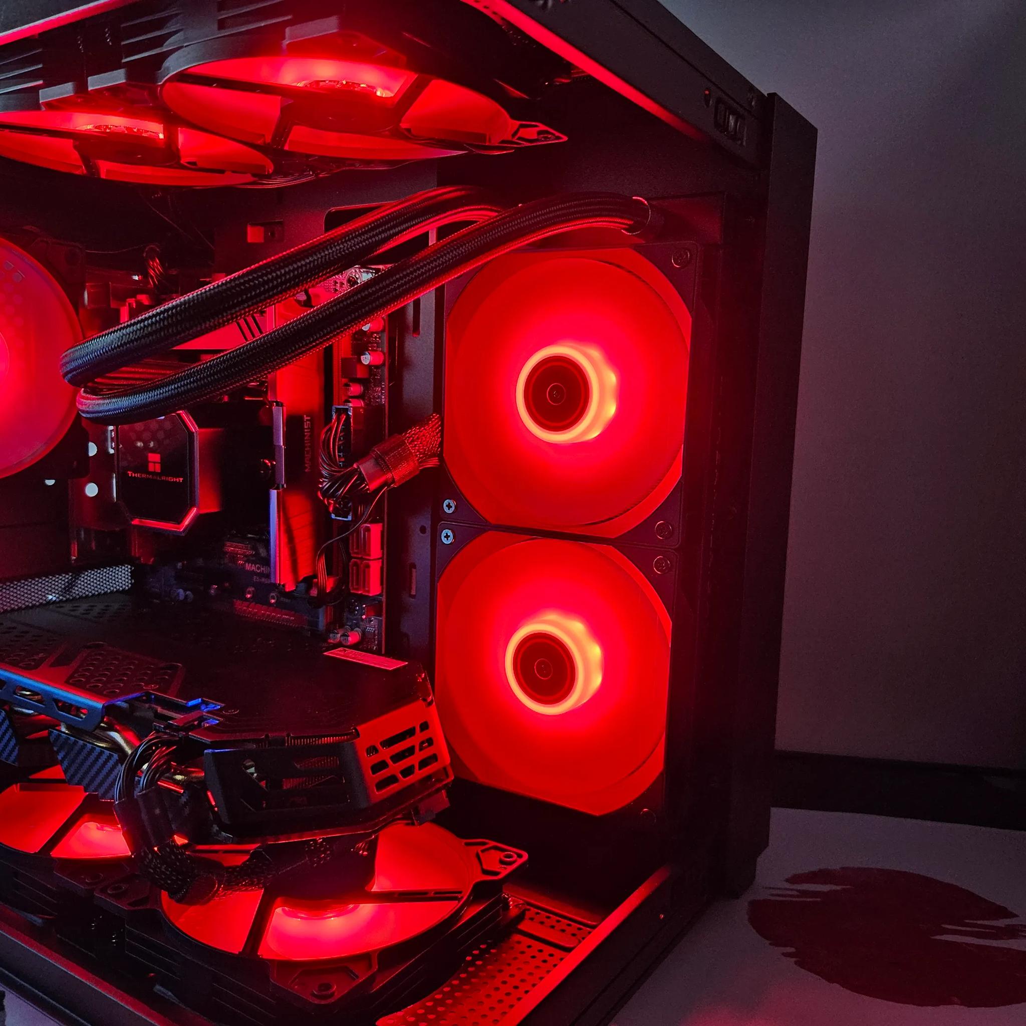 Liquid cooled Budget Beast Intel 10 core / 16GB DDR4 / 1TB SSD / RX580 8GB