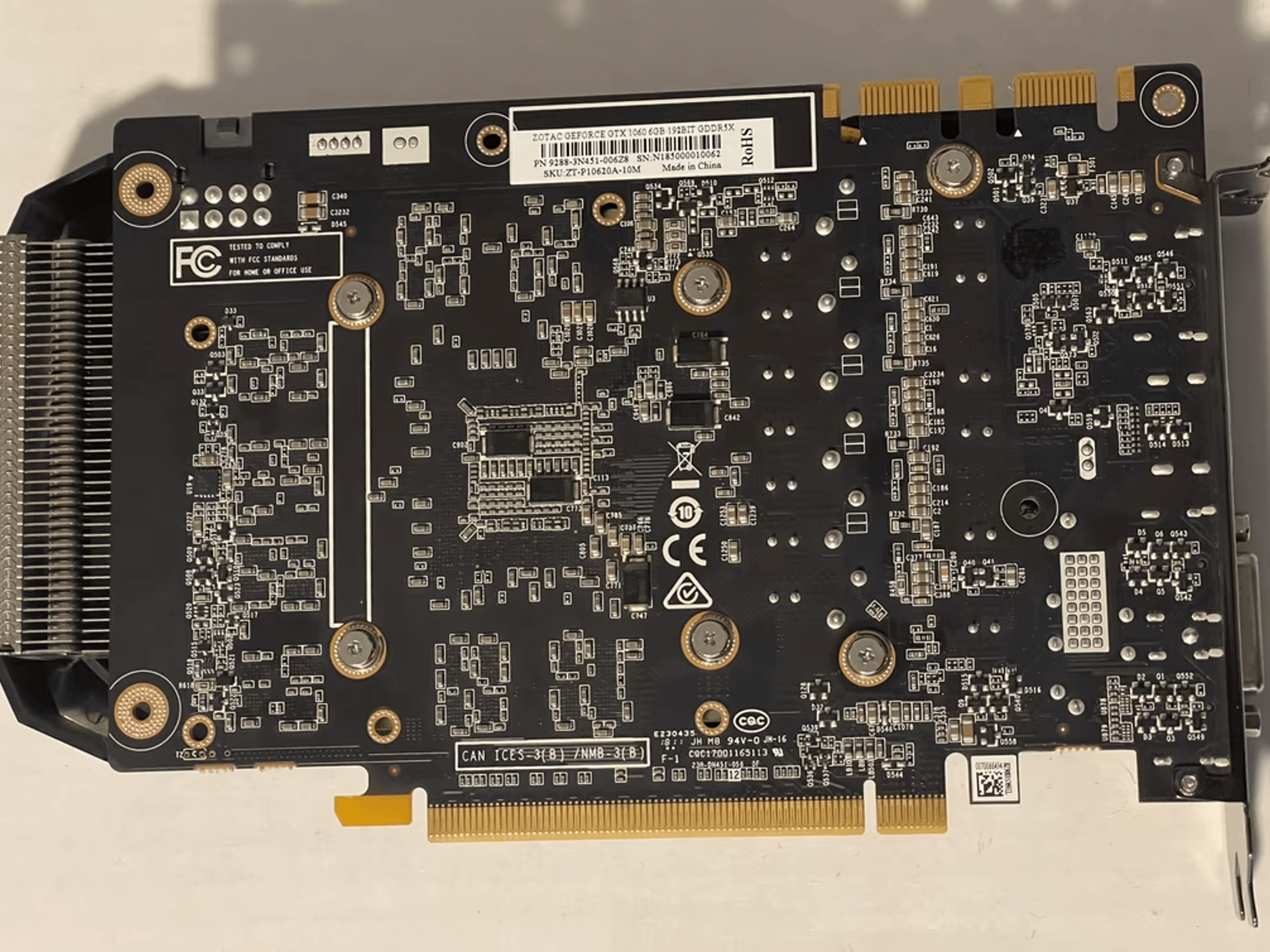 Used, Zotac 1060 6GB