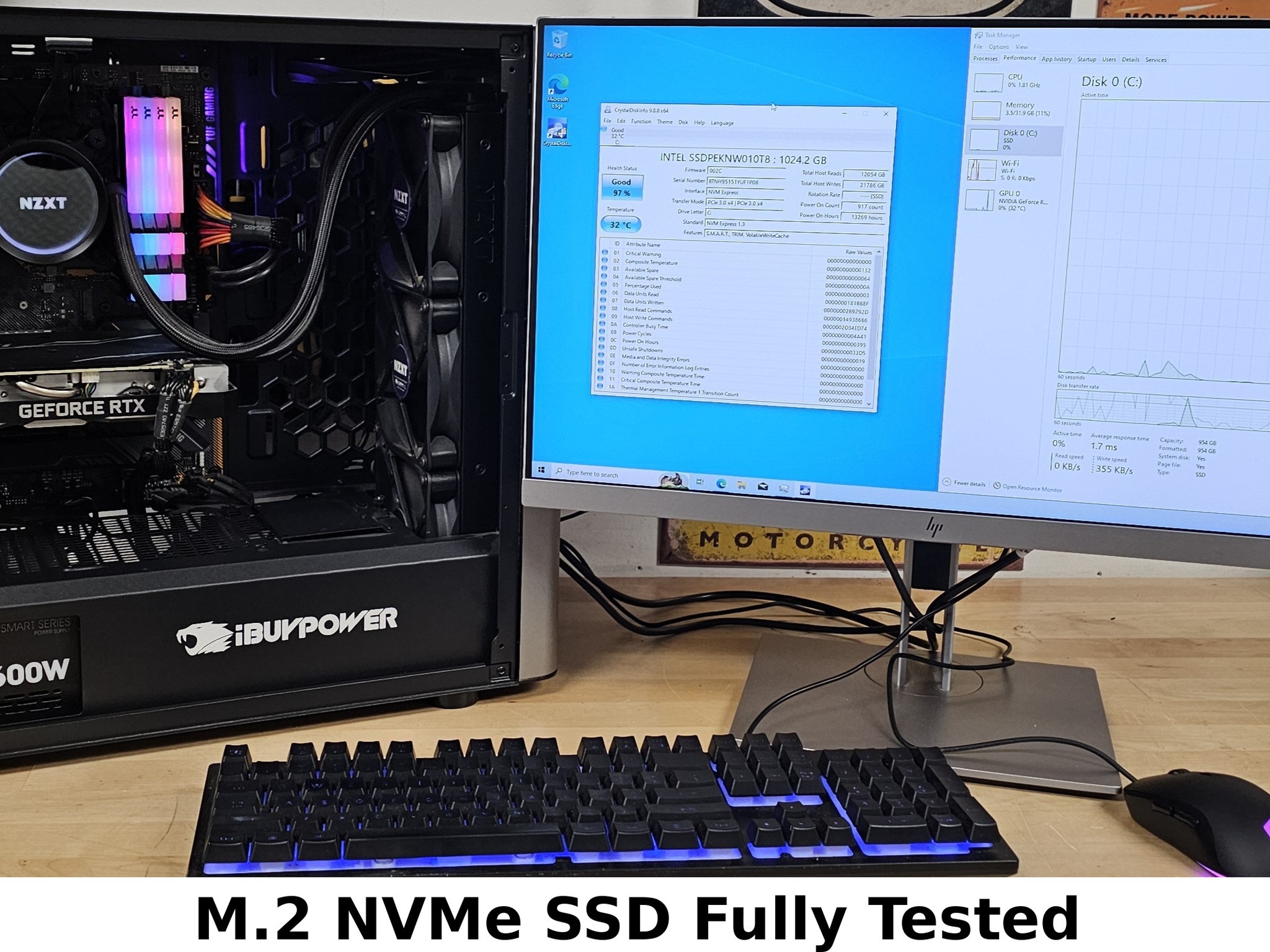 1TB NVMe M.2 SSD INTEL 660P