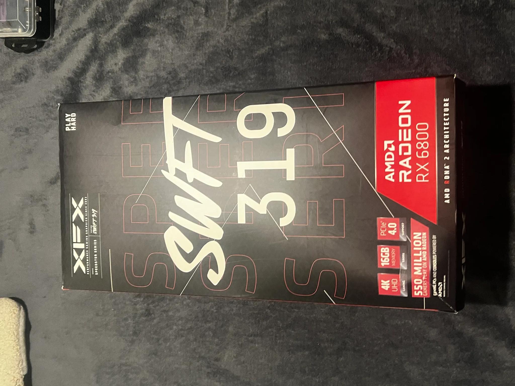 XFX Speedster SWFT 319 Radeon 6800 16GB VRAM Used, like New
