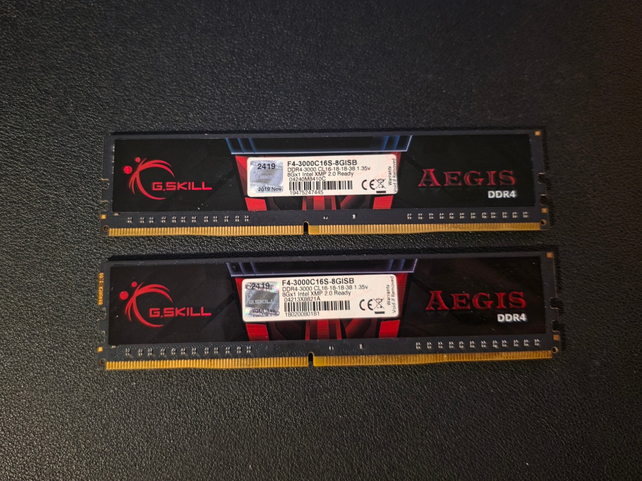 G.SKILL Aegis DDR4 16gb (2x8gb) ram. | Jawa