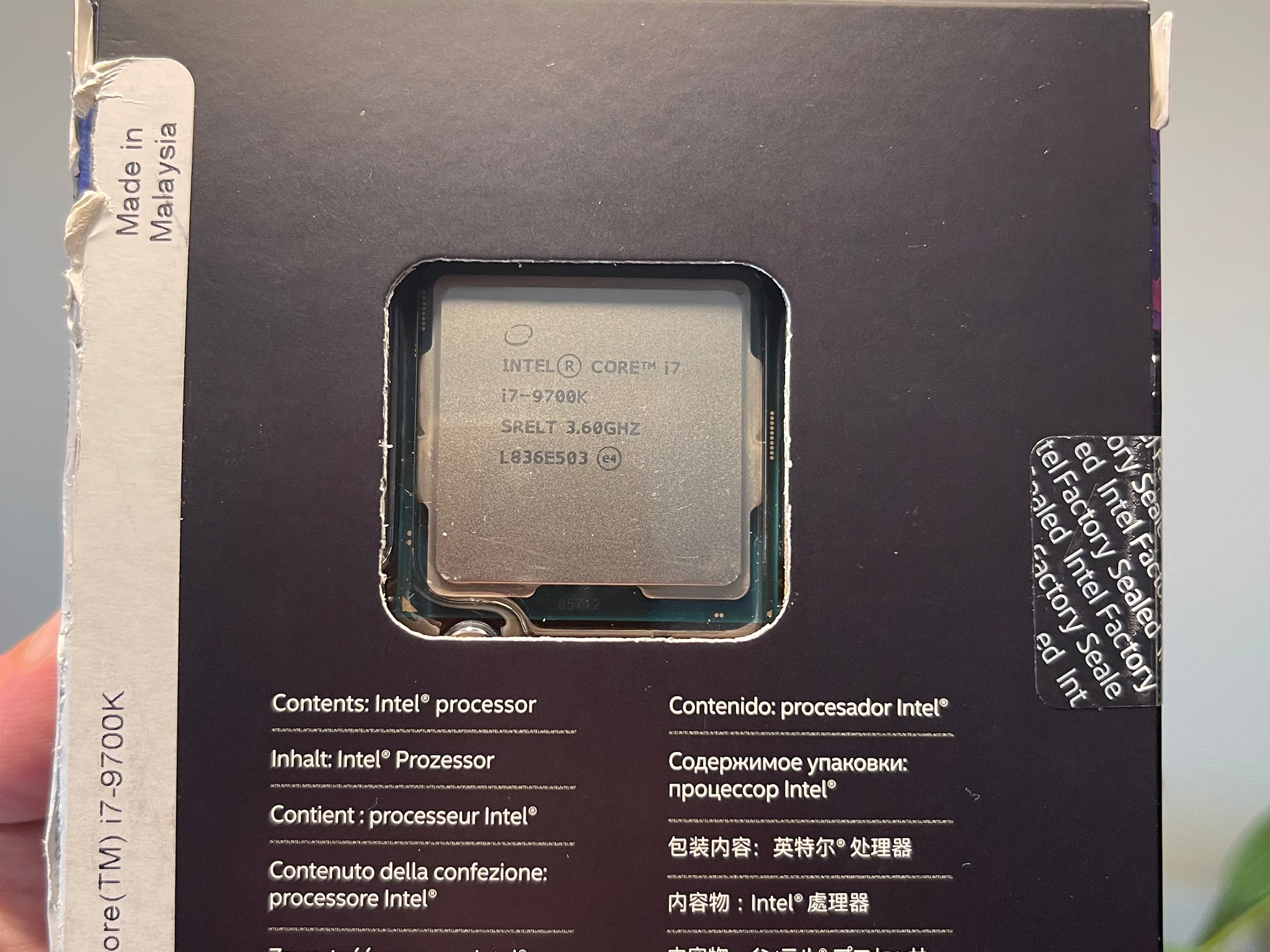 Combo! I7-9700k and TUF gaming plus Mobo both in OB 