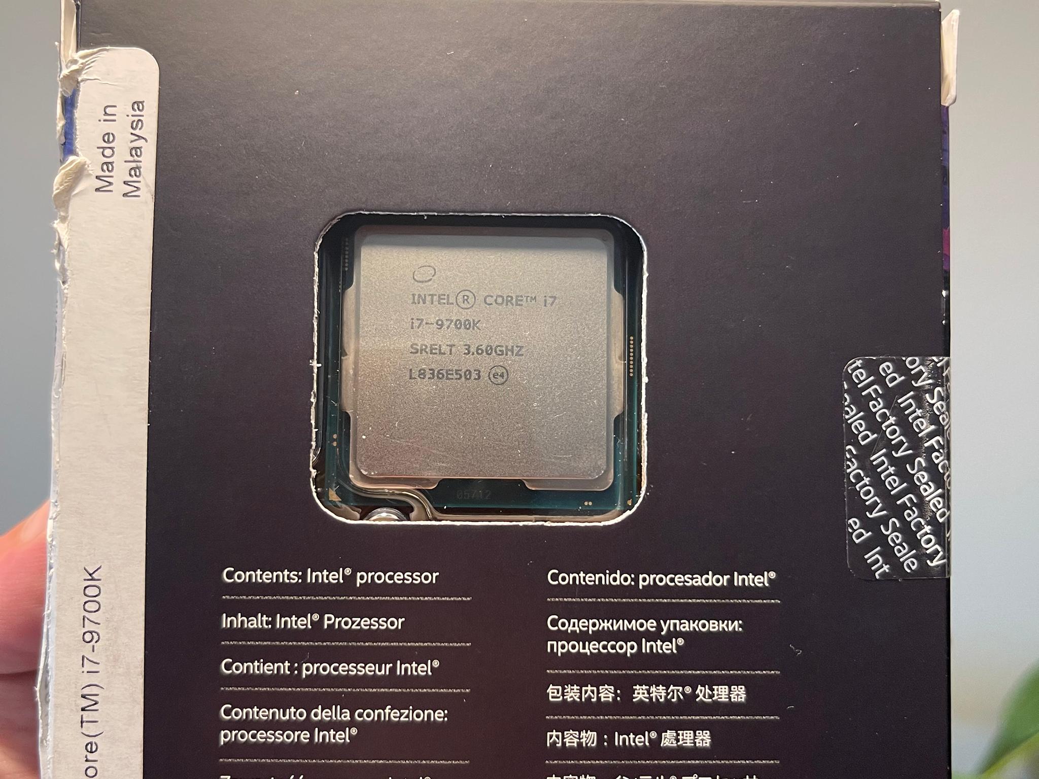 Combo! I7-9700k and TUF gaming plus Mobo both in OB 