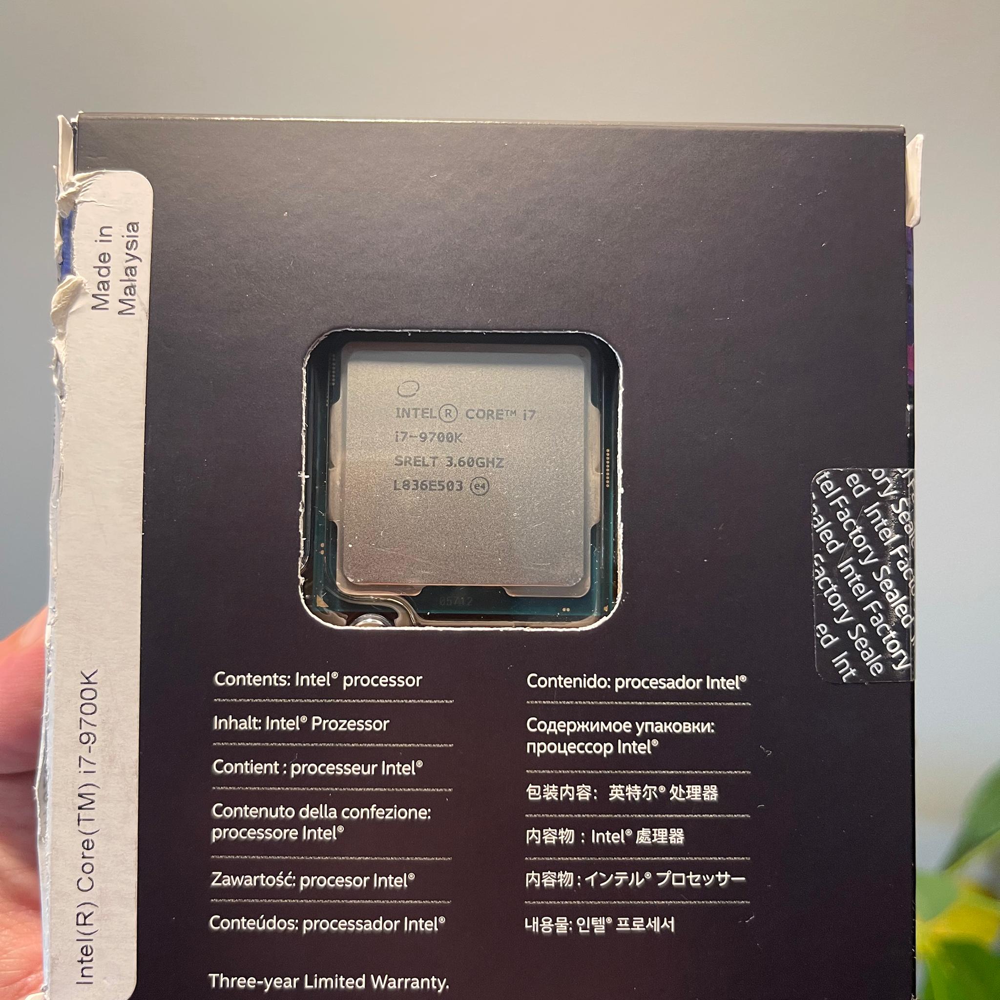 Combo! I7-9700k and TUF gaming plus Mobo both in OB 