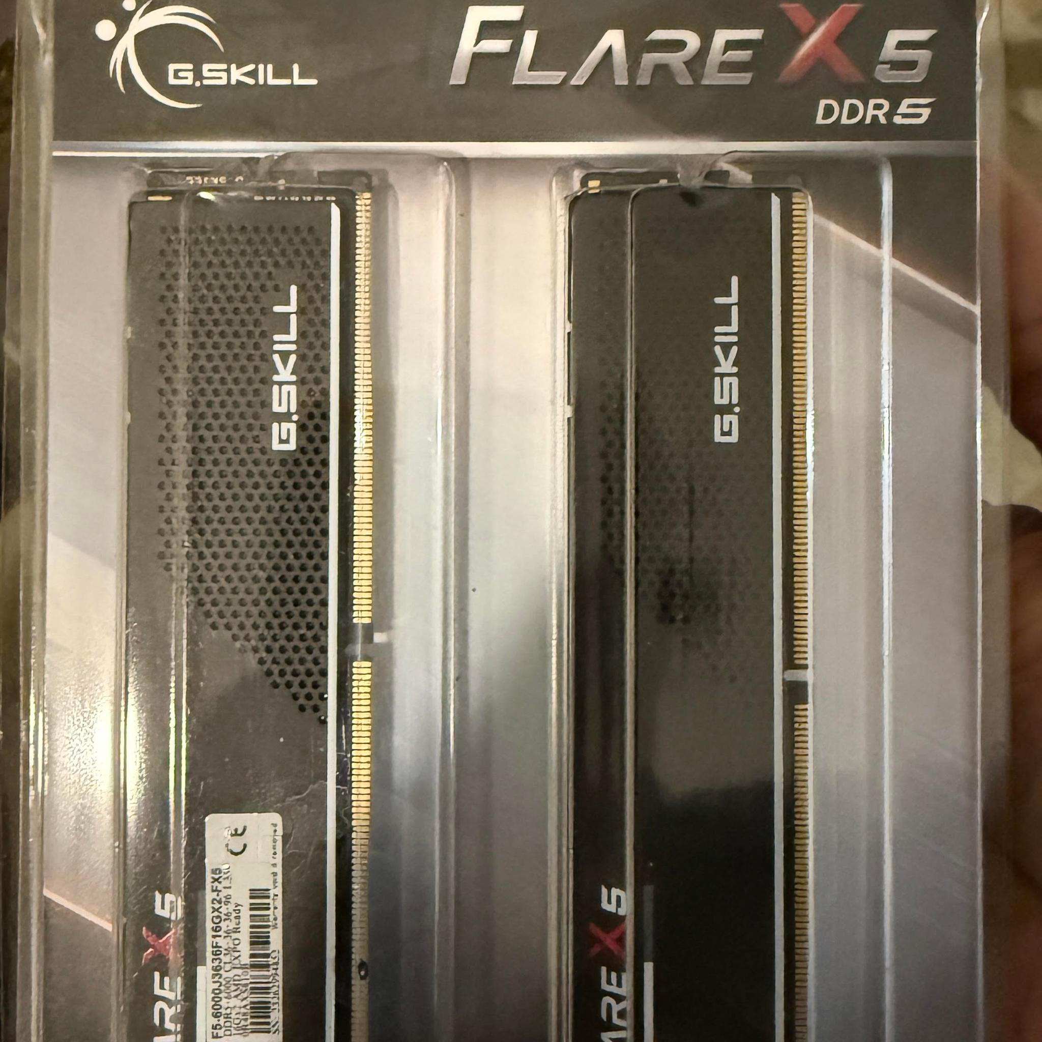 g.skill flare x5 ddr5 6000mhz CL63