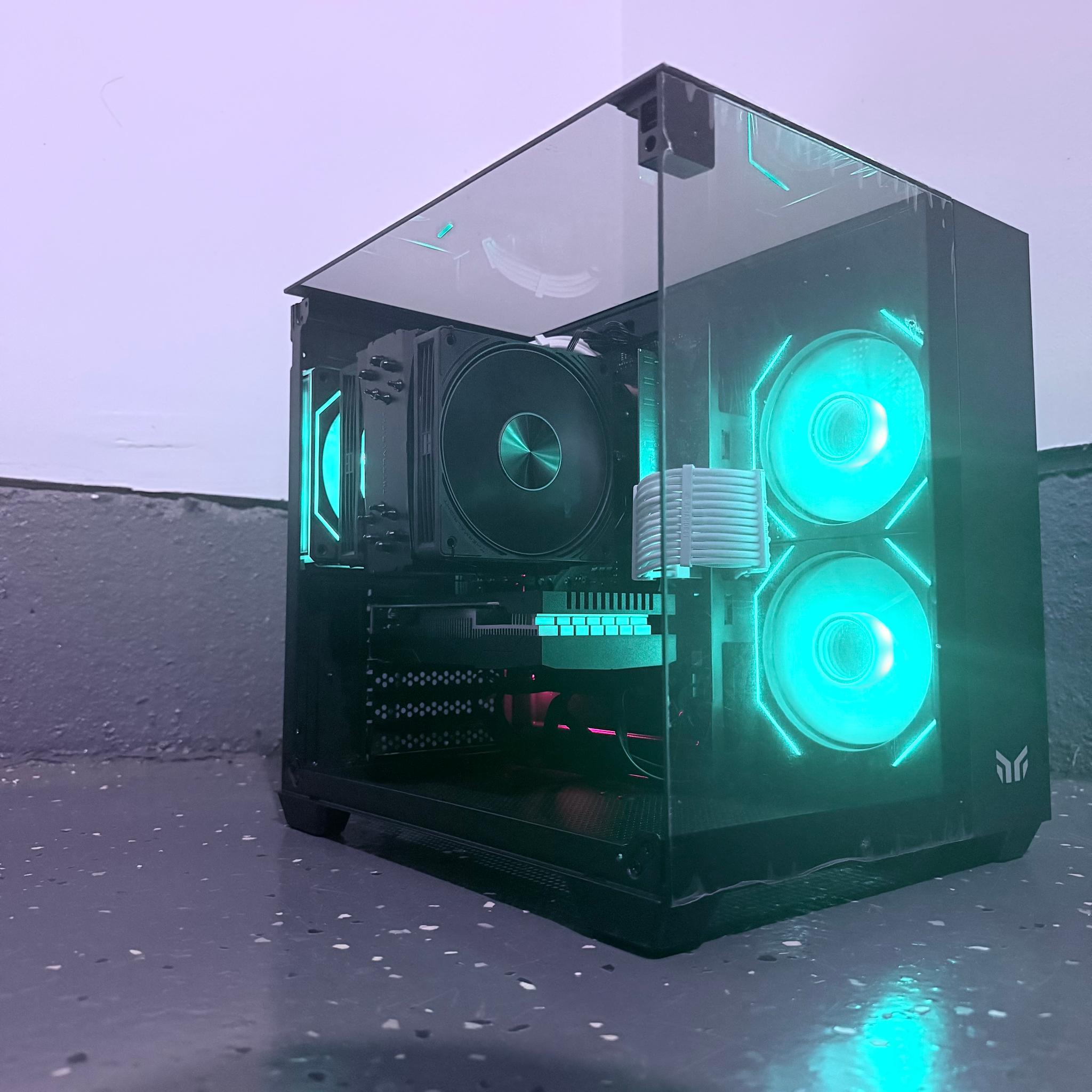 ⚫️"Neon Eclipse"🌈 | 1080p Gaming | RTX 3050 | Ryzen 5 2600 | 16GB Ram | 1TB SSD | Free Shipping