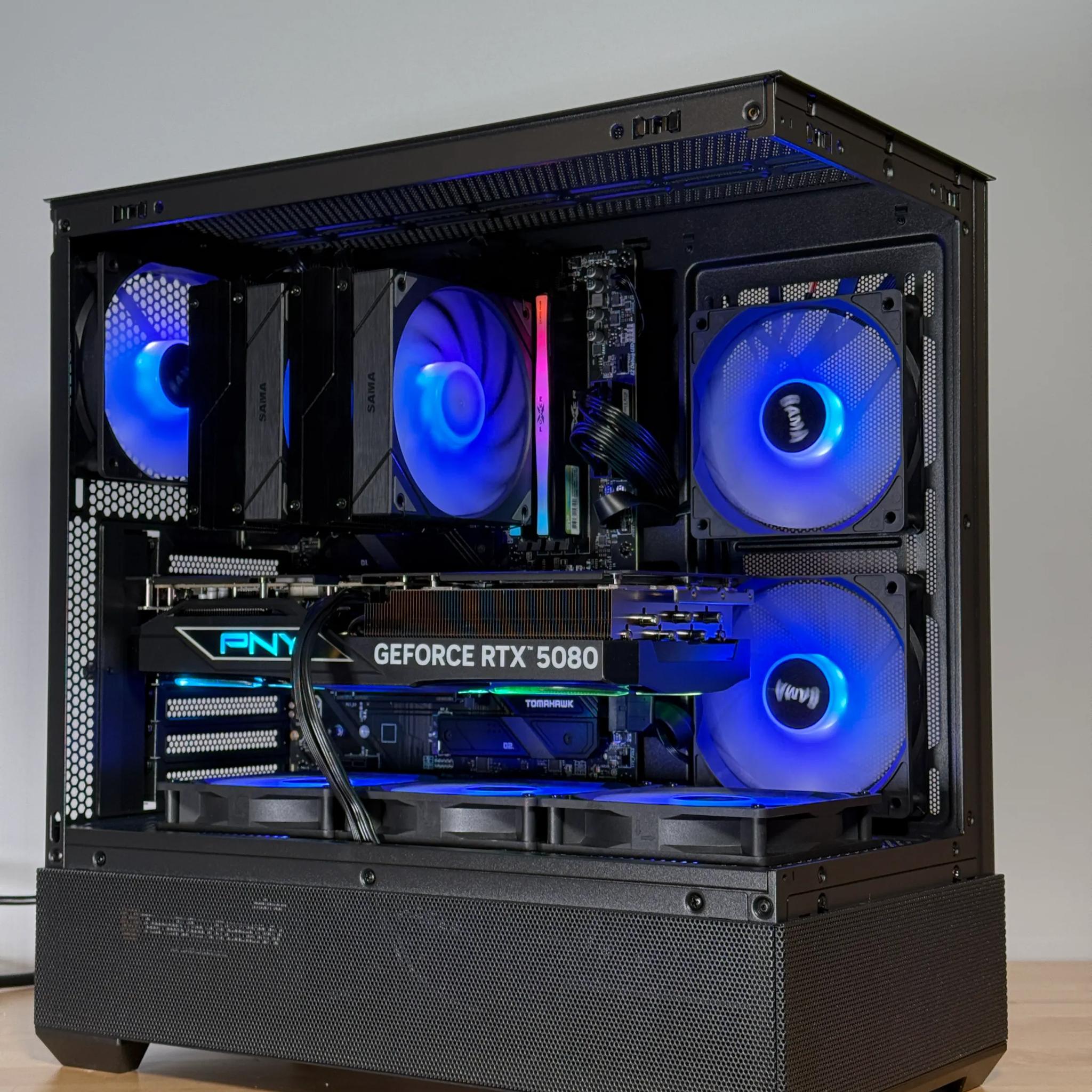 RTX 5080 Ryzen 9800X3D 64GB DDR5 4TB NVME GAMING PC