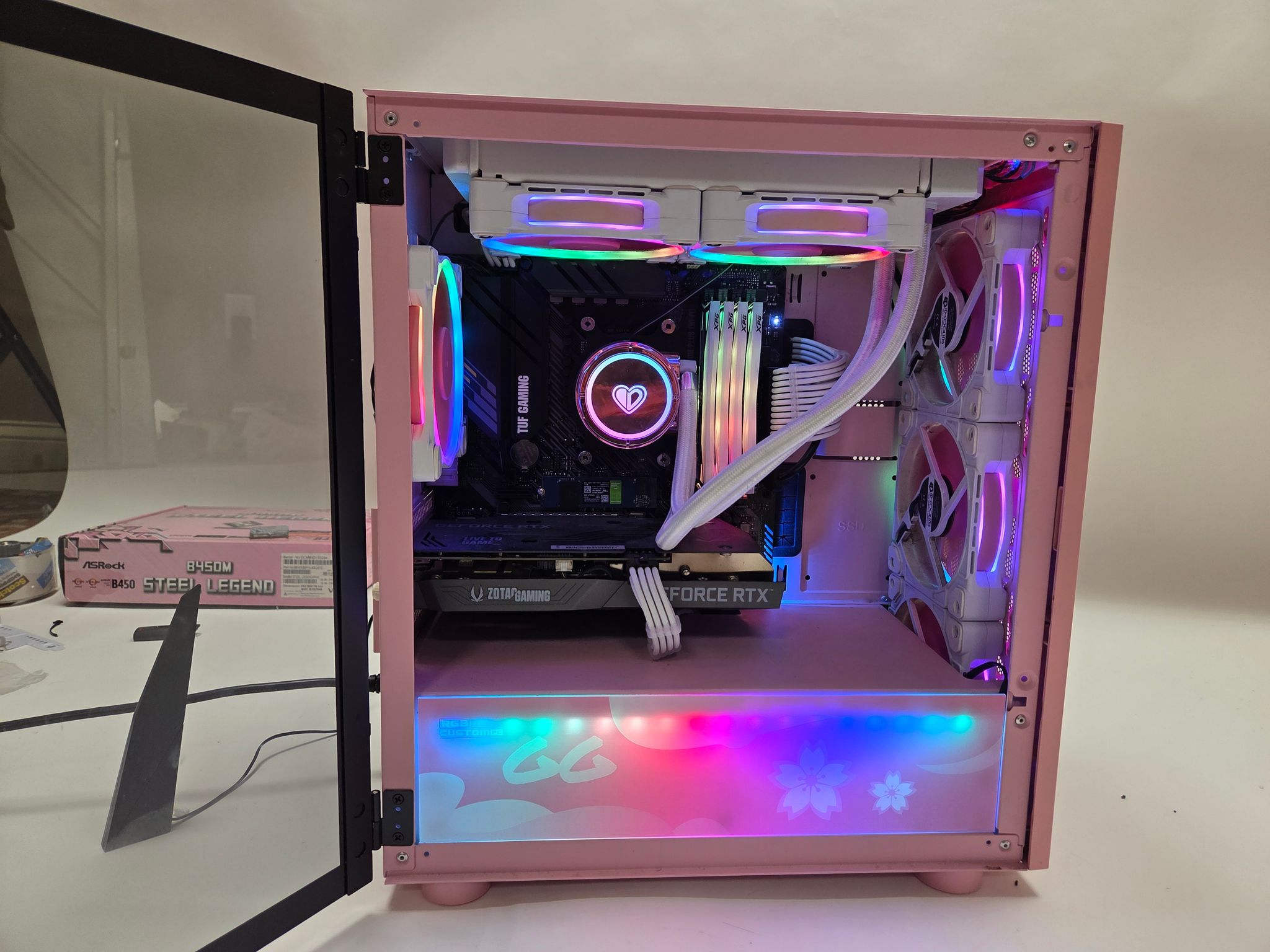 Pink gaming pc