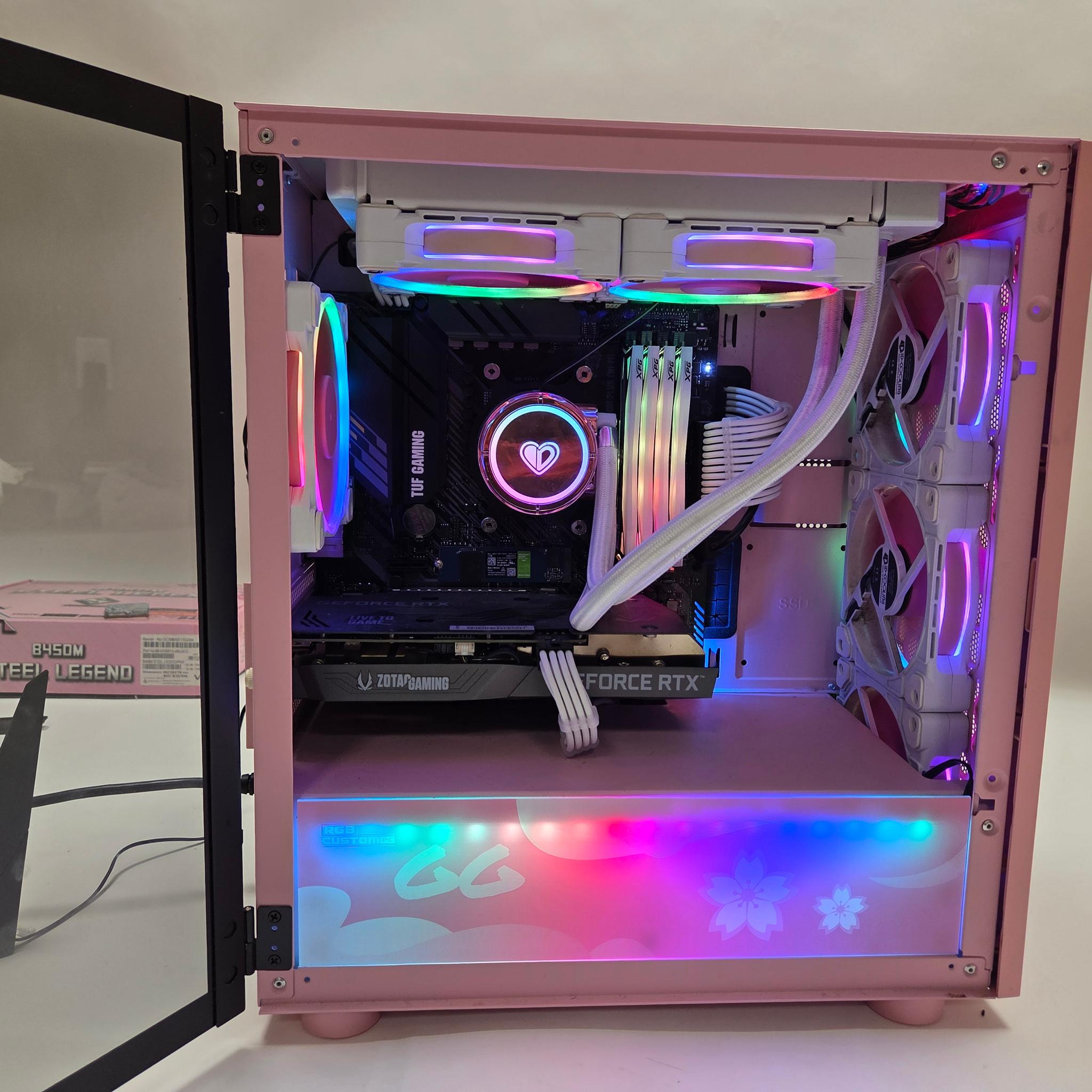 Pink gaming pc