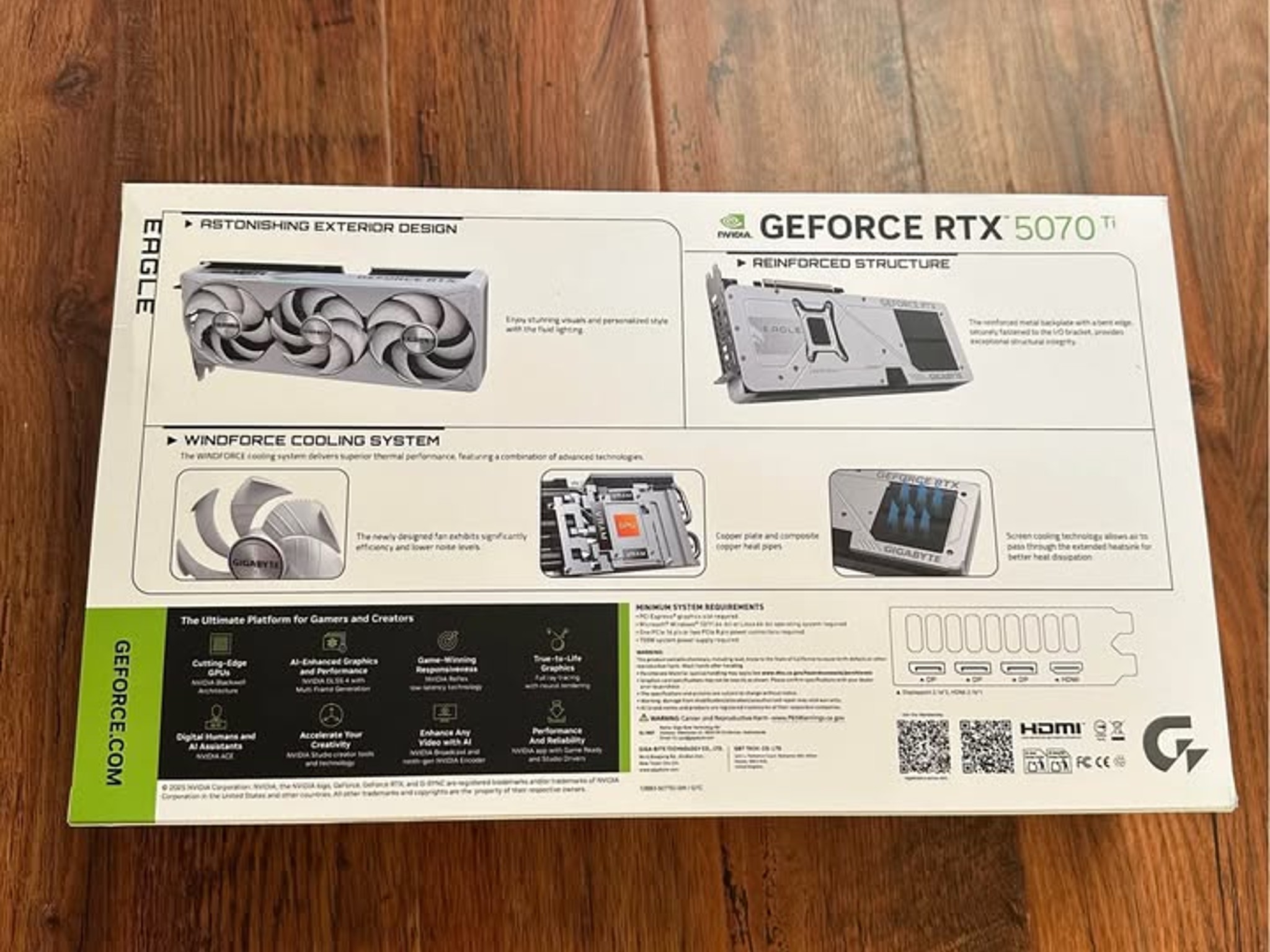 BNIB GIGABYTE Eagle OC ICE GeForce RTX 5070 Ti 16GB GDDR7