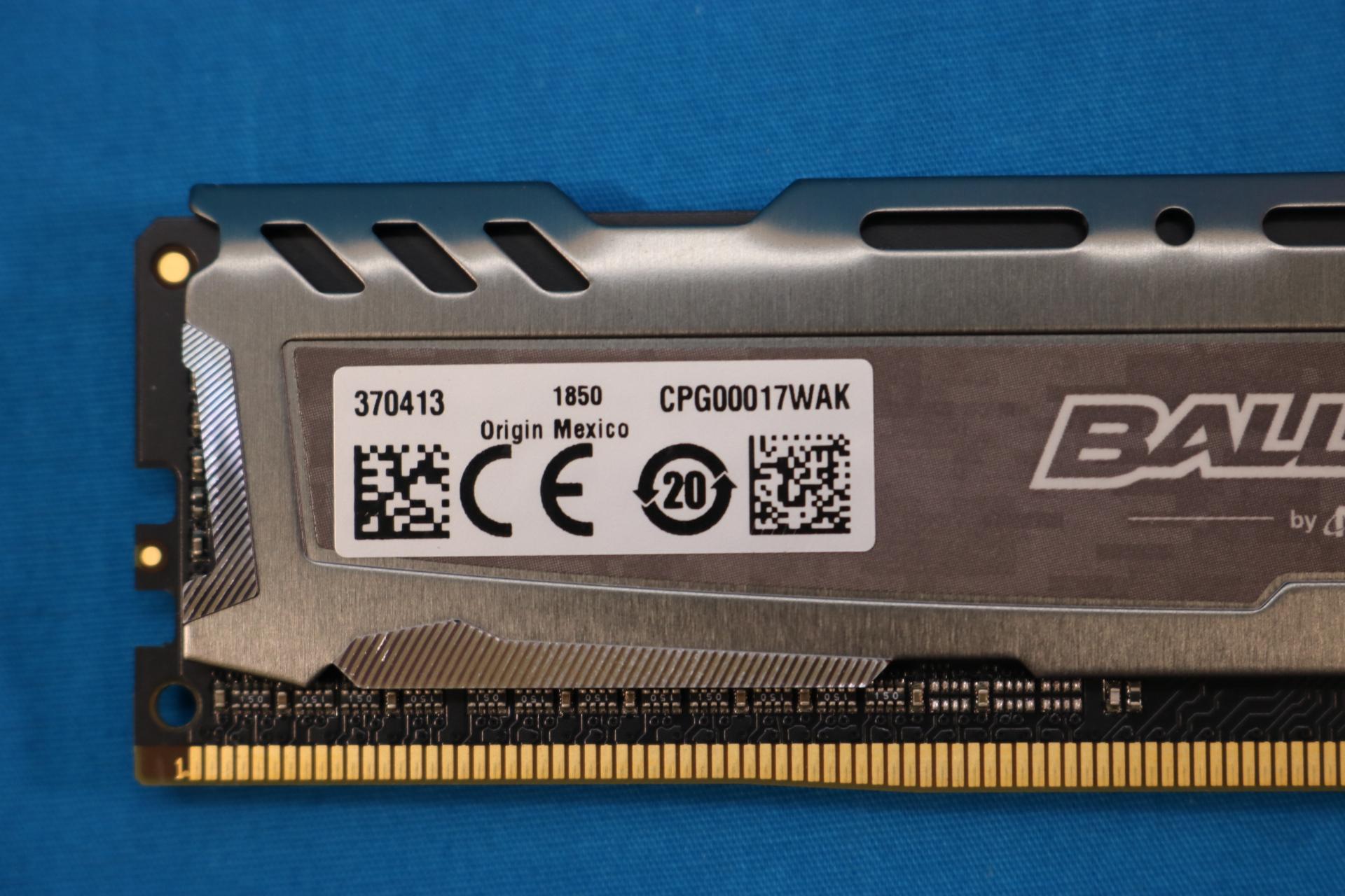 Crucial Ballistix Sport 16GB (2x8GB) DDR4 2666MHz CL16 1.2V Desktop RAM - 4136166119