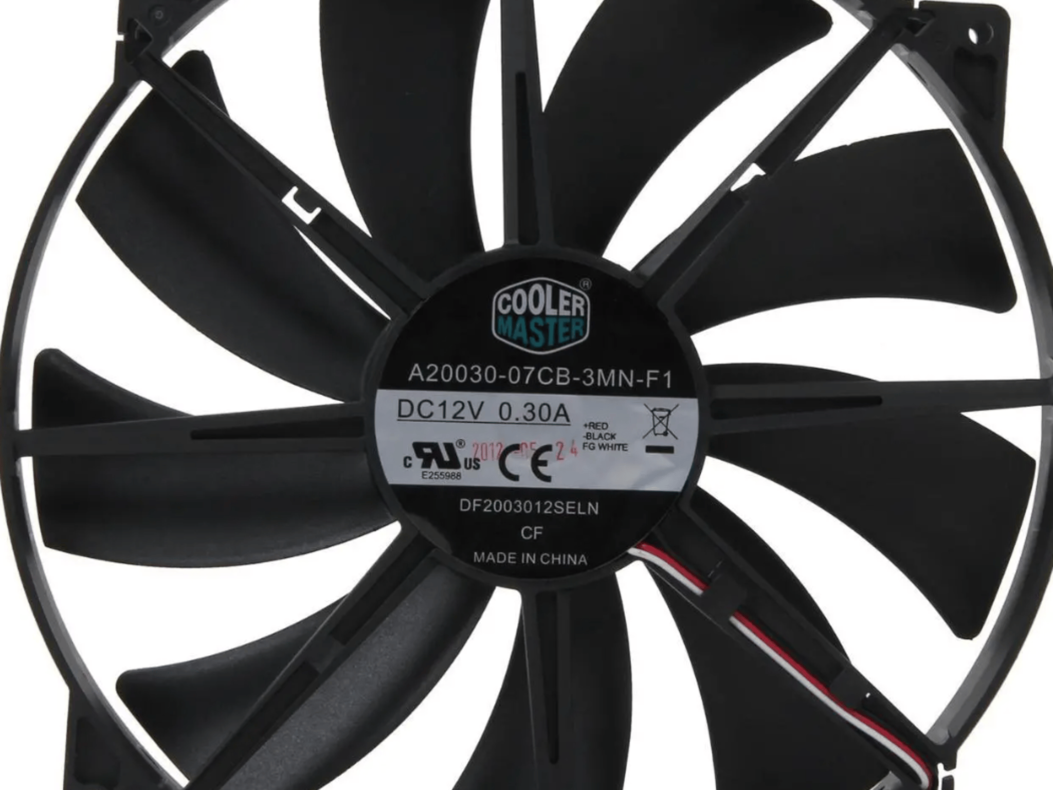 NEW COOLER MASTER MEGAFLOW 200mm SILENT CASE FAN