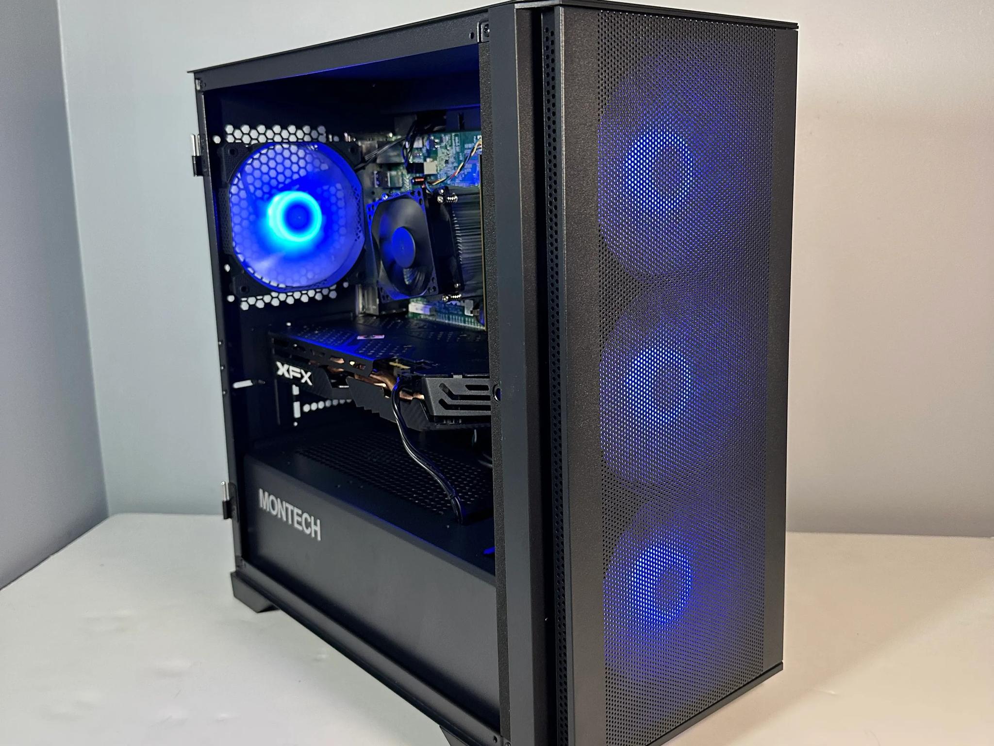 Intel i7 4790/AMD RX 580 8GB Custom RGB Gaming PC BundleW/Keyboard/Mouse/Headset & Mic