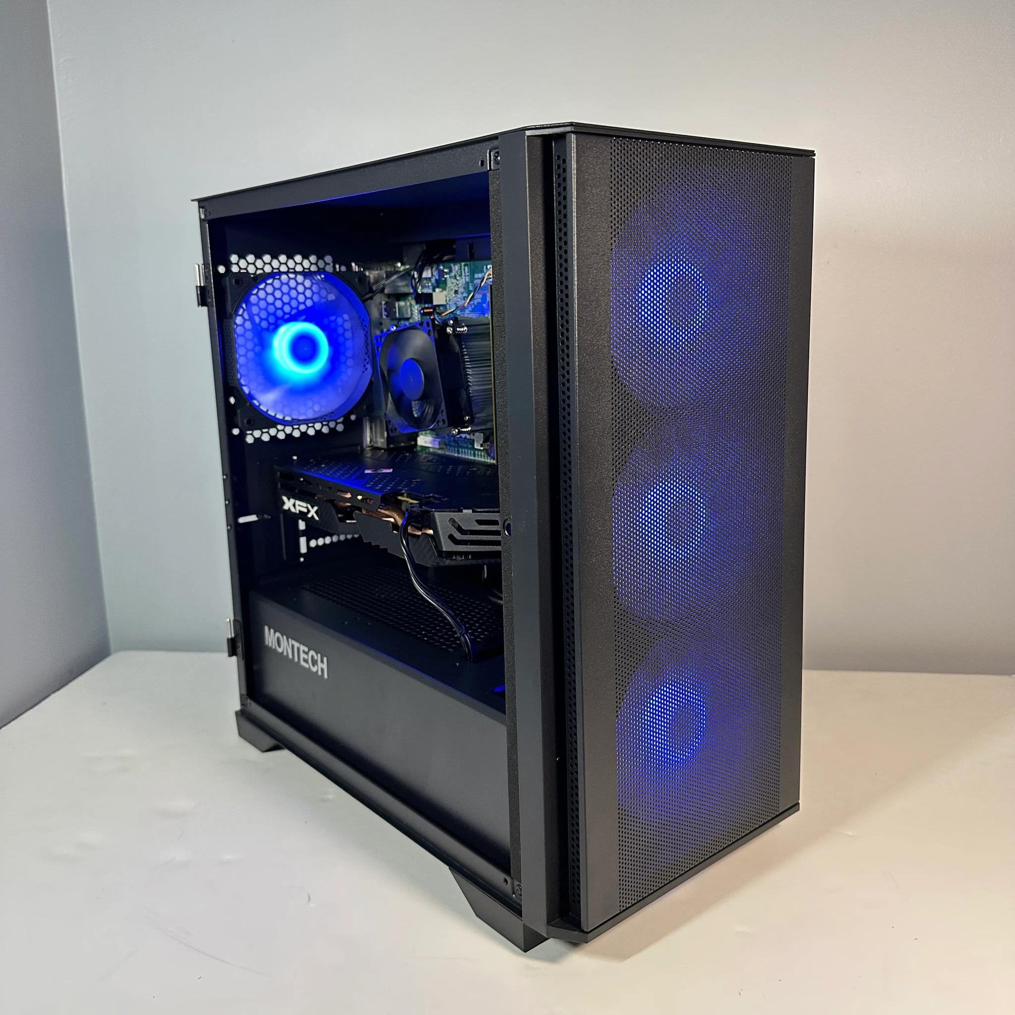 Intel i7 4790/AMD RX 580 8GB Custom RGB Gaming PC BundleW/Keyboard/Mouse/Headset & Mic