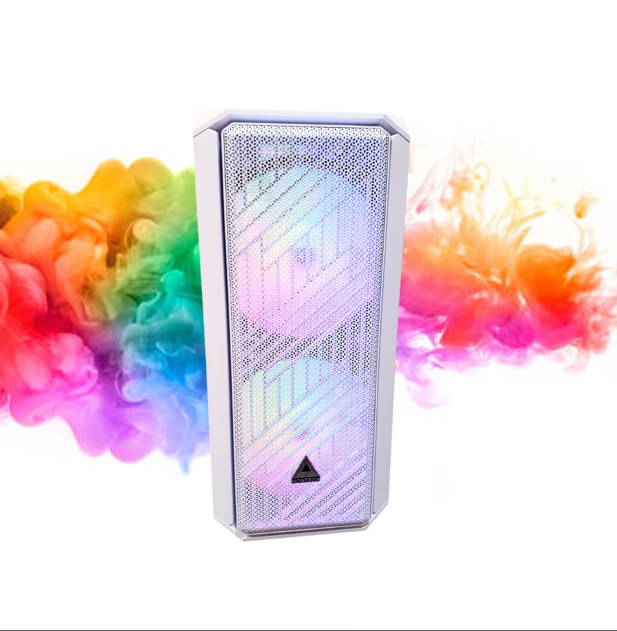 Watercooled Sale: 3060ti + Ryzen 5 + 16GB RAM + 1TB SSD + 7 Fans + Full RGB ( All White Gaming PC )