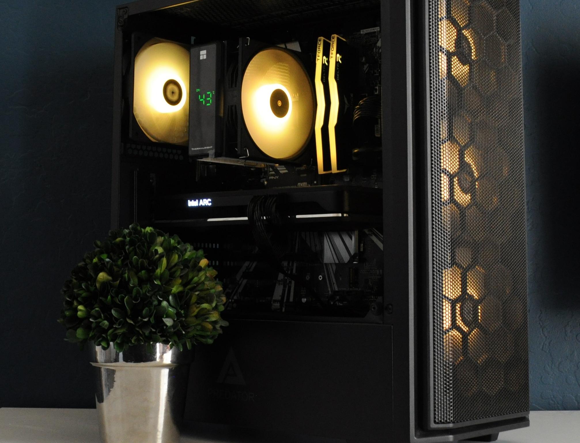 ALL INTEL GAMING PC | WIN 11 READY | ARC A750 | I5 9400F | 16GB RAM | 1TB SSD | ARGB | 1080P/1440P