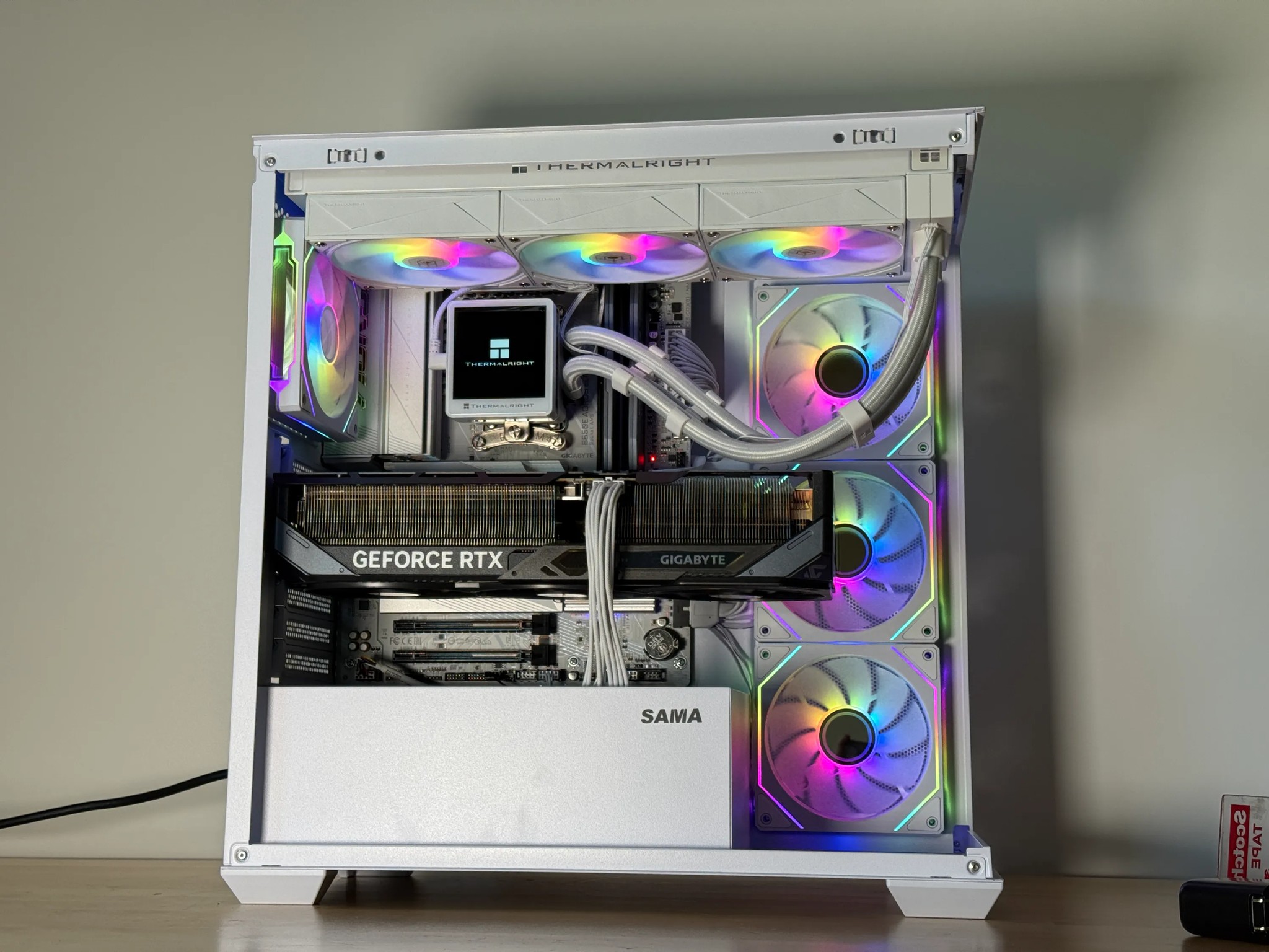 RTX 5090 Ryzen 9950x Gaming/Workstation Behemoth 96gb DDR5 4TB SSD