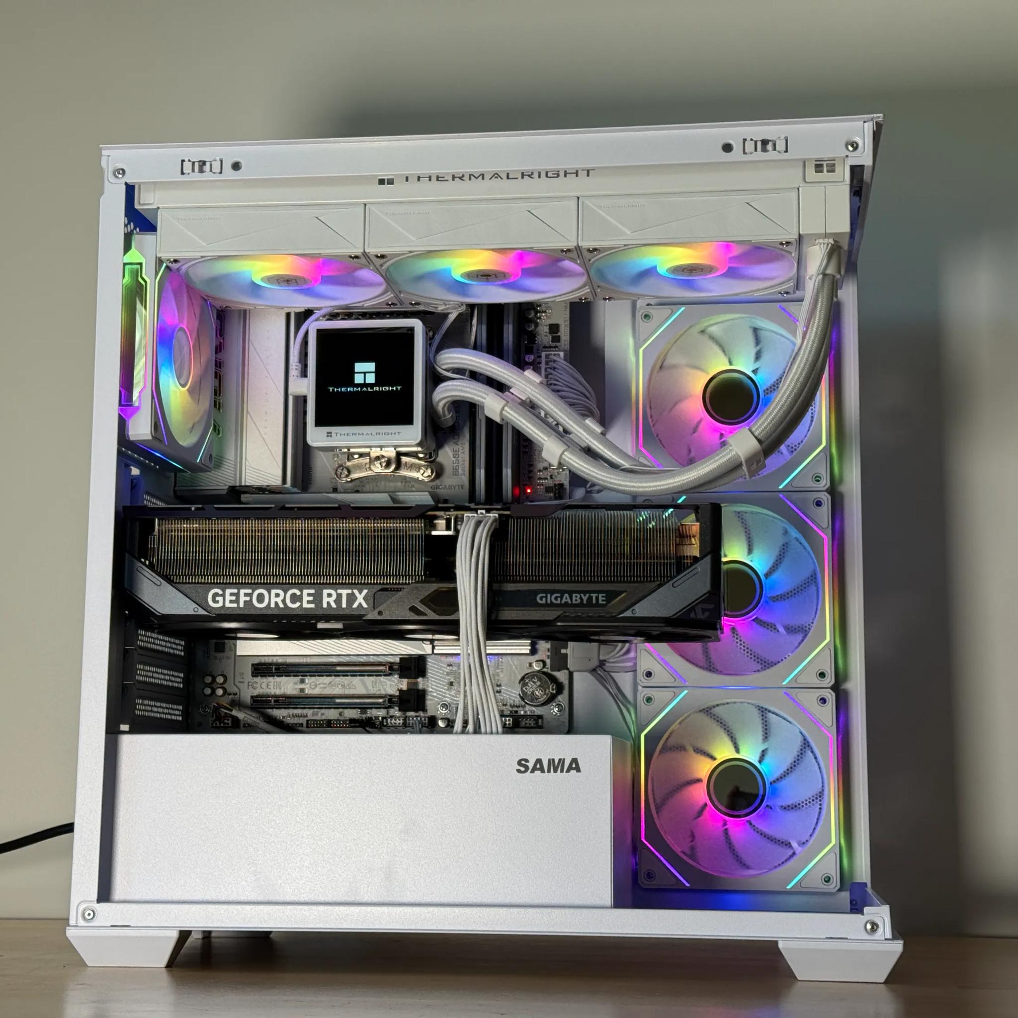 RTX 5090 Ryzen 9950x Gaming/Workstation Behemoth 96gb DDR5 4TB SSD
