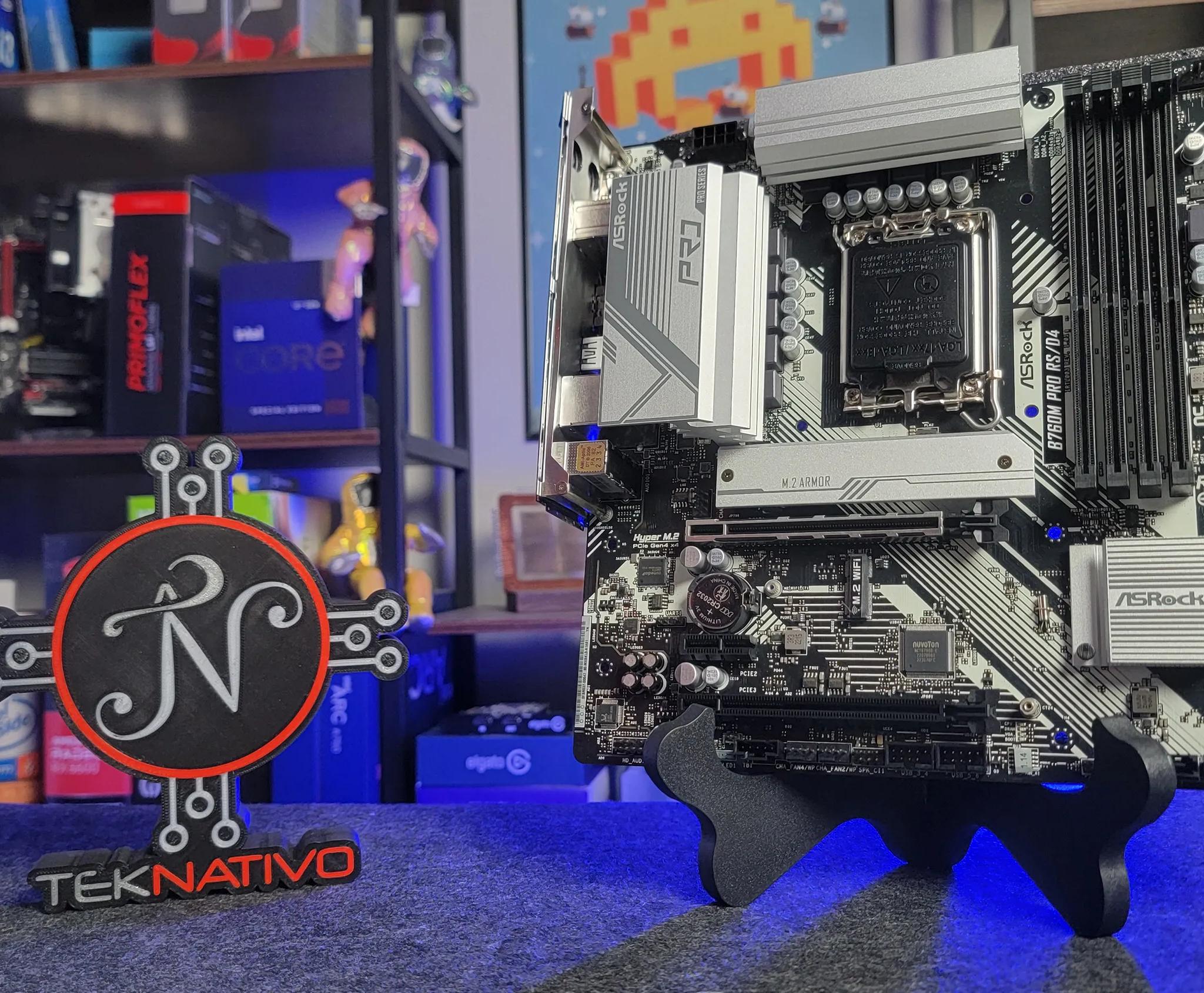 ASRock B760M Pro RS/D4 Motherboard for Intel 12th 13th and 14th Generation CPUs (LGA1700)